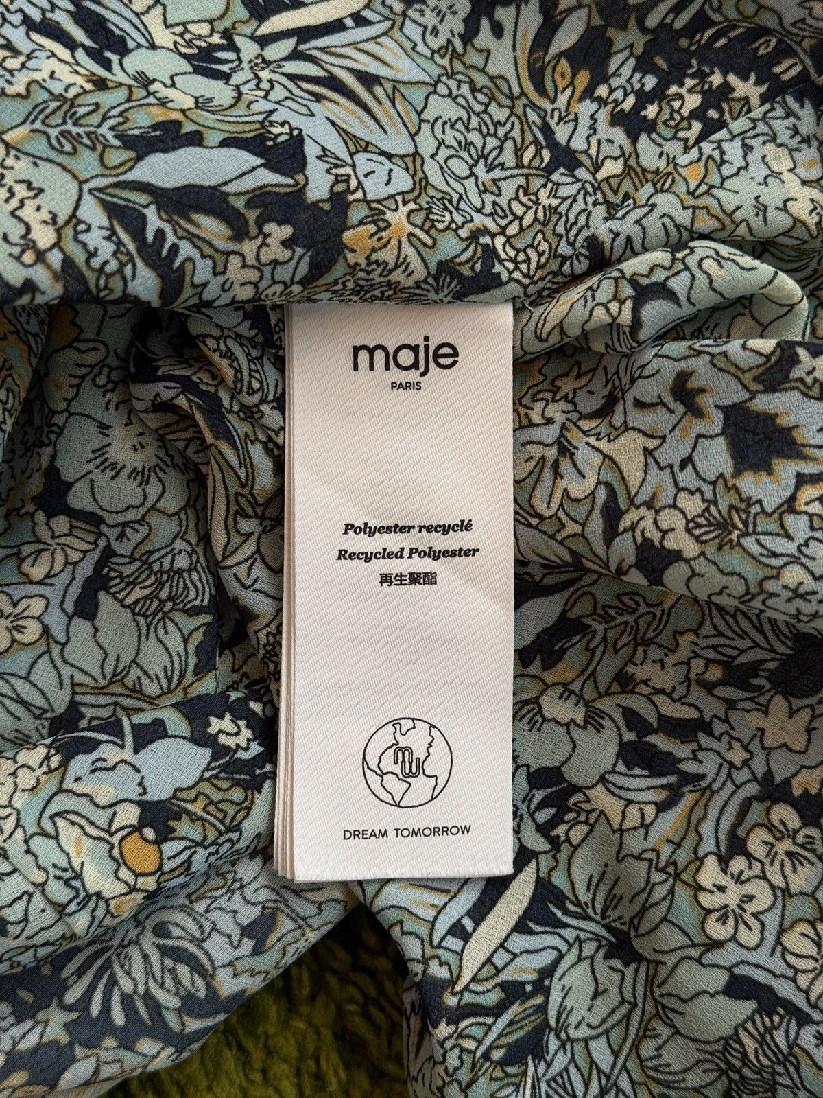 Designer × Maje Maje oldmoney style floral pattern baby doll dress Size S / US 4 / IT 40 - 5 Thumbnail