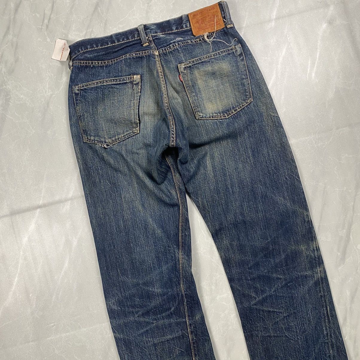 The Real McCoy's Rare Vintage Joe Mccoy Washed Selvedge Denim Size US 30 / EU 46 - 13 Thumbnail