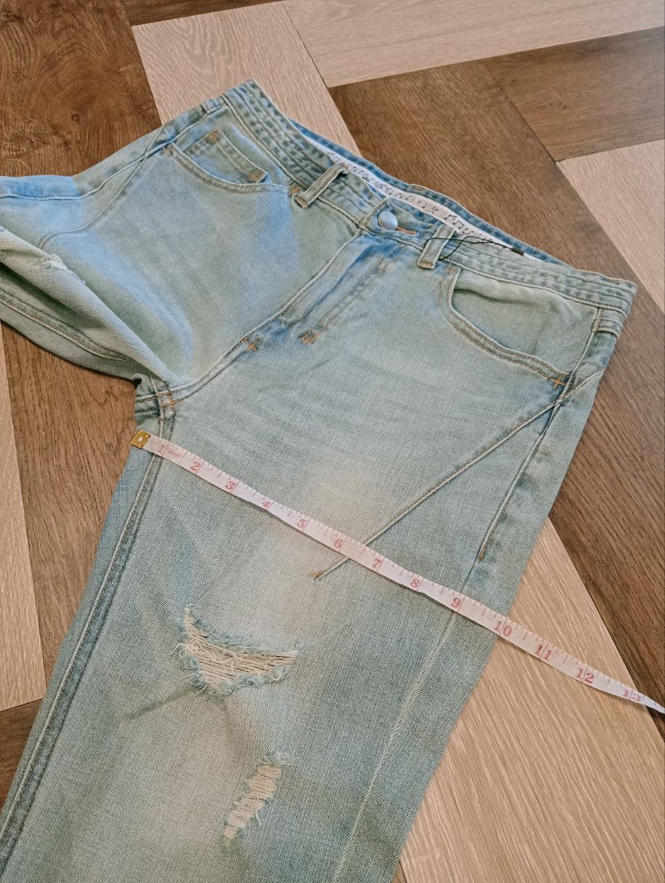 Number (N)ine NUMBER NINE JAPAN DISTRESSED LOOK SKINNY PANTS Size US 30 / EU 46 - 17 Thumbnail