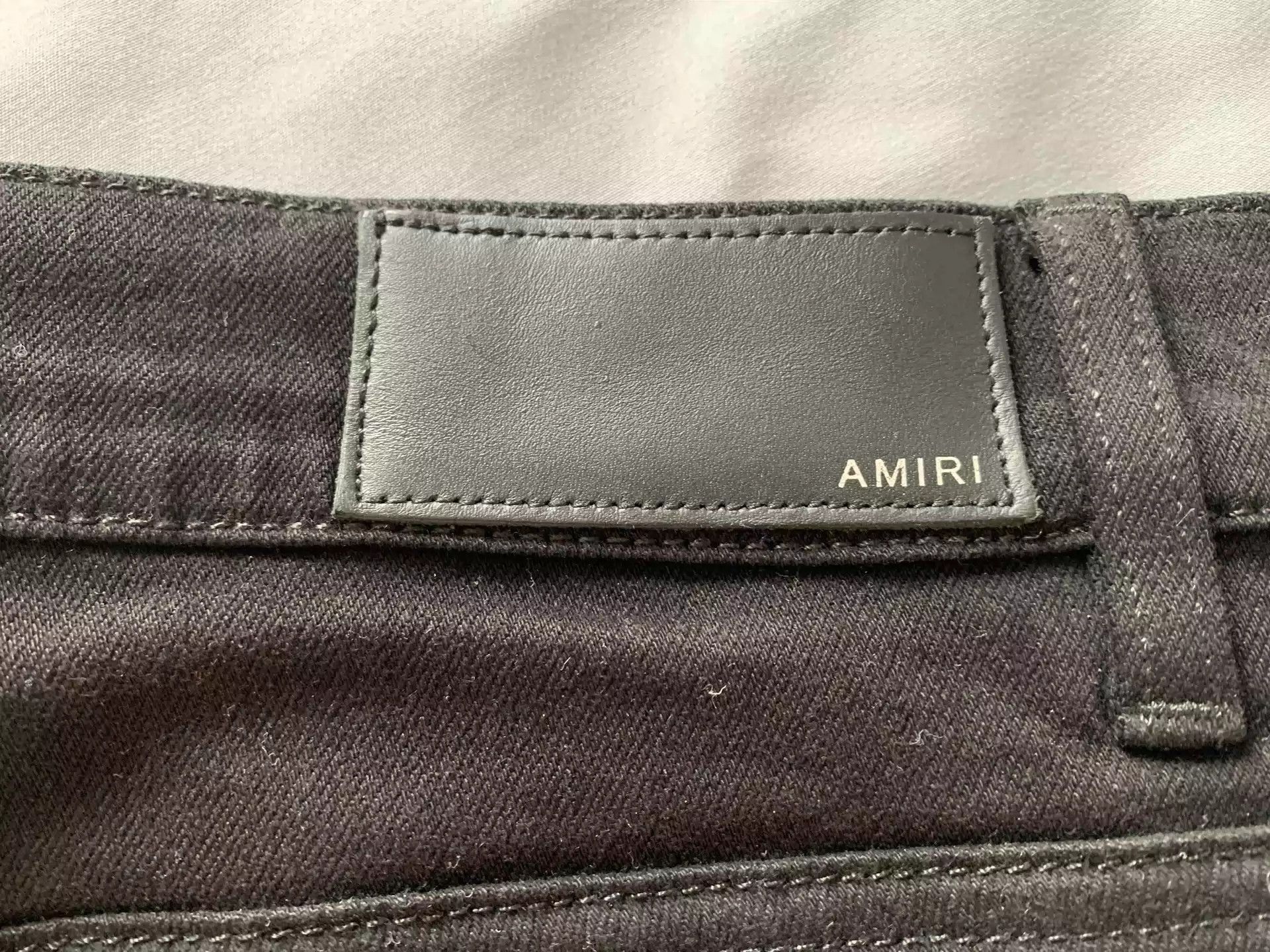 Amiri Amiri Double Knee Destroyed Black Skinny Jeans-2506 Size US 32 / EU 48 - 3 Thumbnail