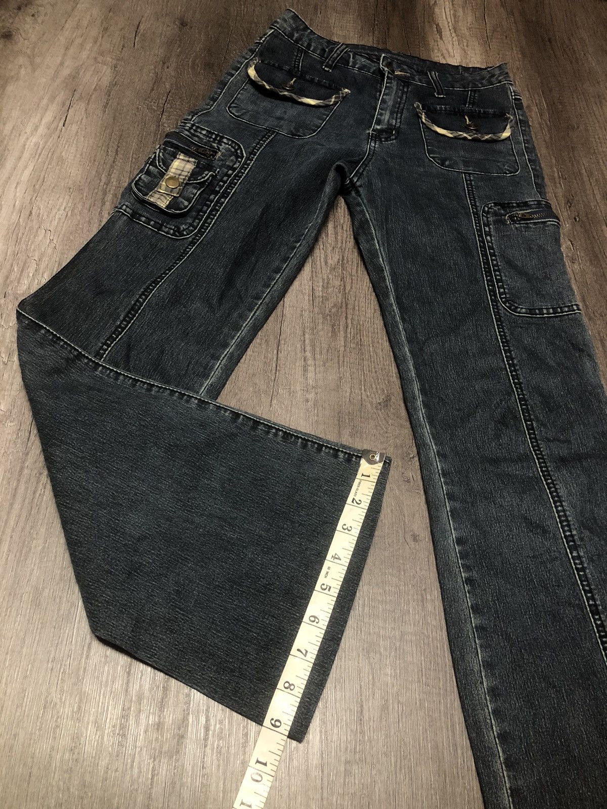 Designer × Japanese Brand Vintage Sun Rose Bush Pant Stretchable Jeans Size 27" / US 4 / IT 40 - 23 Thumbnail