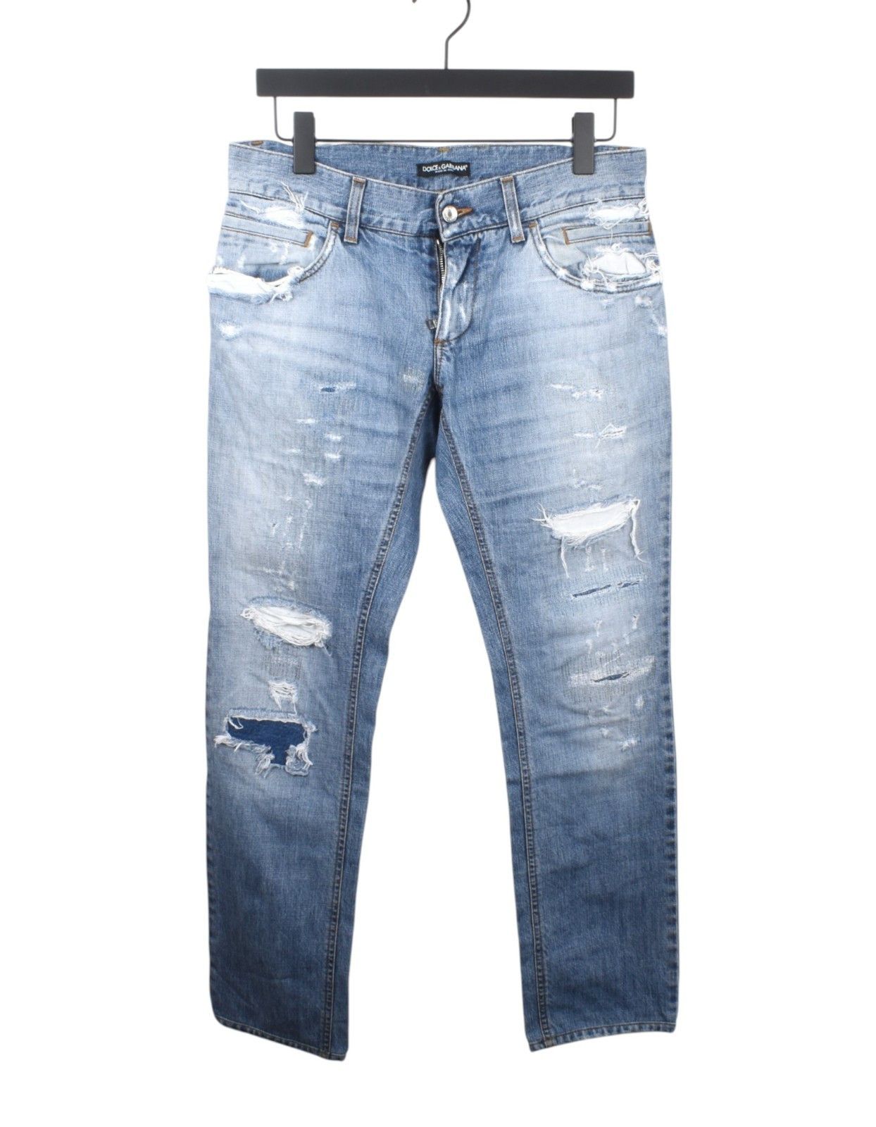 Dolce & Gabbana Dolce Gabbana Men Jeans Distressed Size IT52/L, S1986 Size US 36 / EU 52 - 2 Thumbnail
