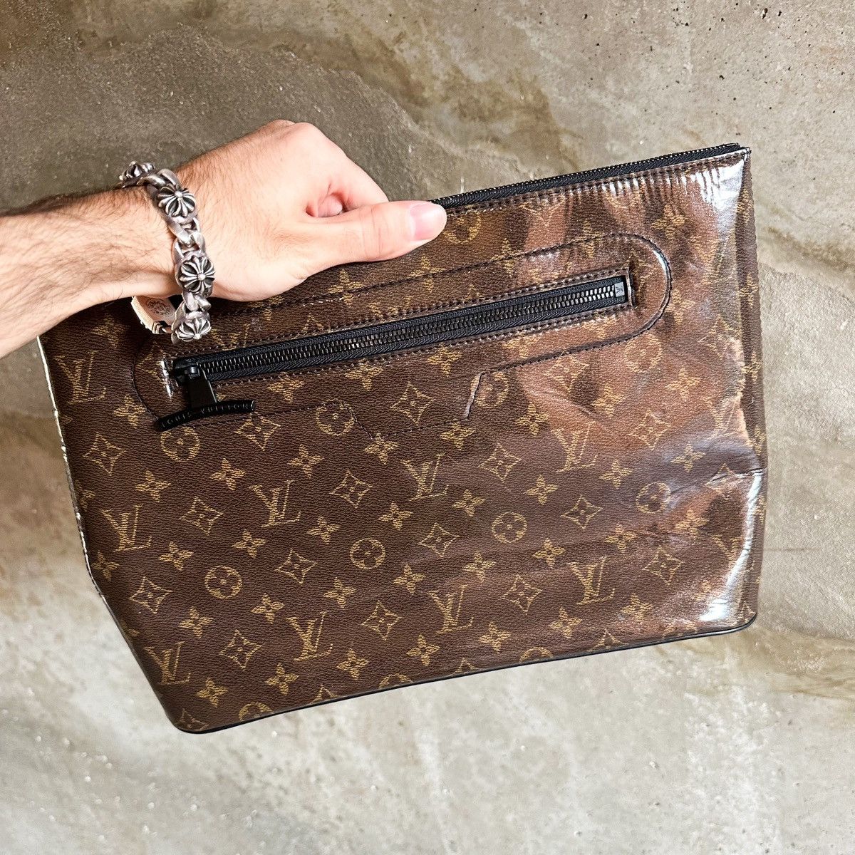 Louis Vuitton × Virgil Abloh 2018 Monogram Glaze Pochette Cosmos Size ONE SIZE - 1 Thumbnail