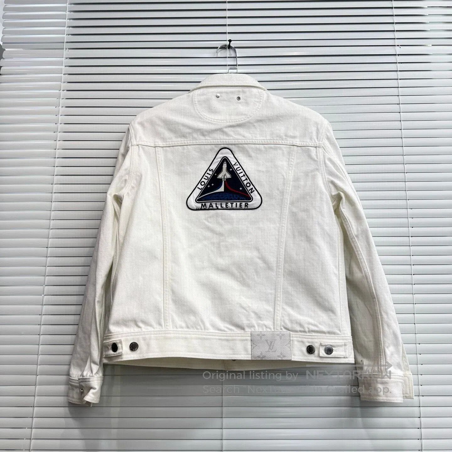 Louis Vuitton Louis Vuitton Astronaut Aviation Embroidered Denim Jacket. Size US M / EU 48-50 / 2 - 2 Thumbnail