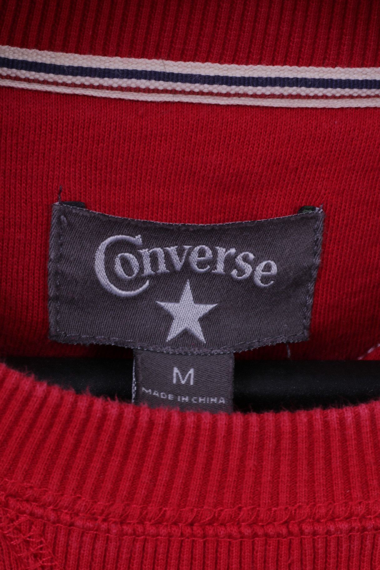 Converse Converse Mens M Sweatshirt Red Cotton 6190 Size US M / EU 48-50 / 2 - 4 Thumbnail