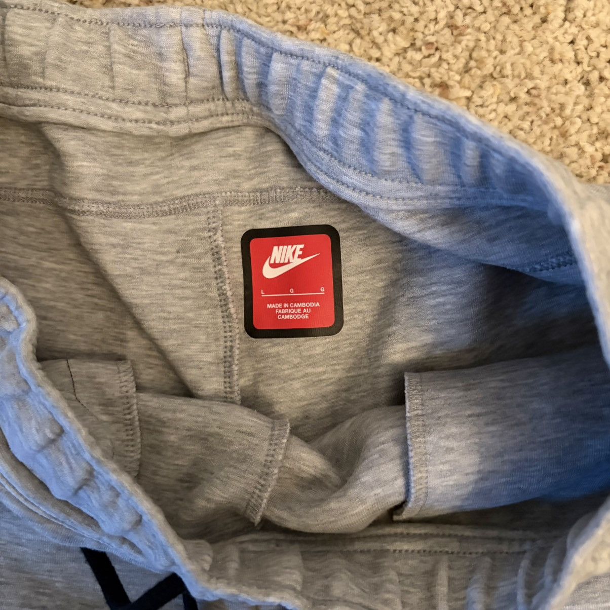 Nike Nike Tech Men's Fleece Jogger Grey Size US 34 / EU 50 - 3 Thumbnail
