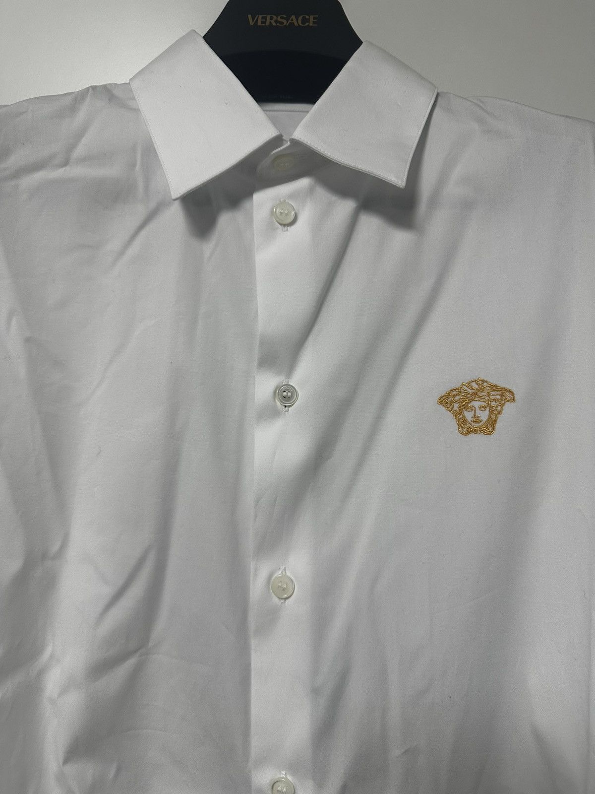 Versace Versace White Formal Shirt Size US M / EU 48-50 / 2 - 4 Thumbnail