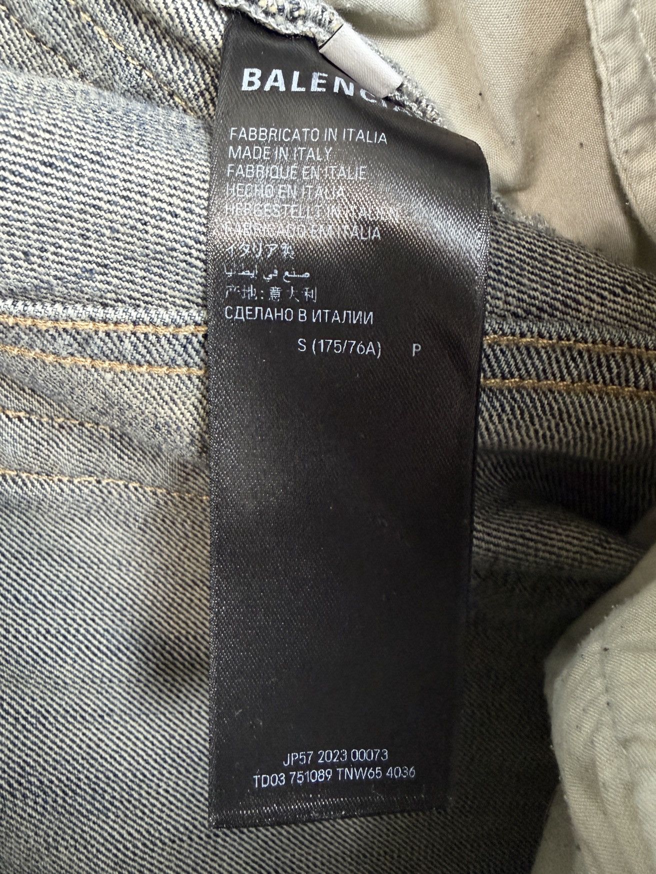 Balenciaga FW23 Balenciaga Italian Ring Slub Flared Bootcut Denim Jeans Size US 30 / EU 46 - 10 Thumbnail