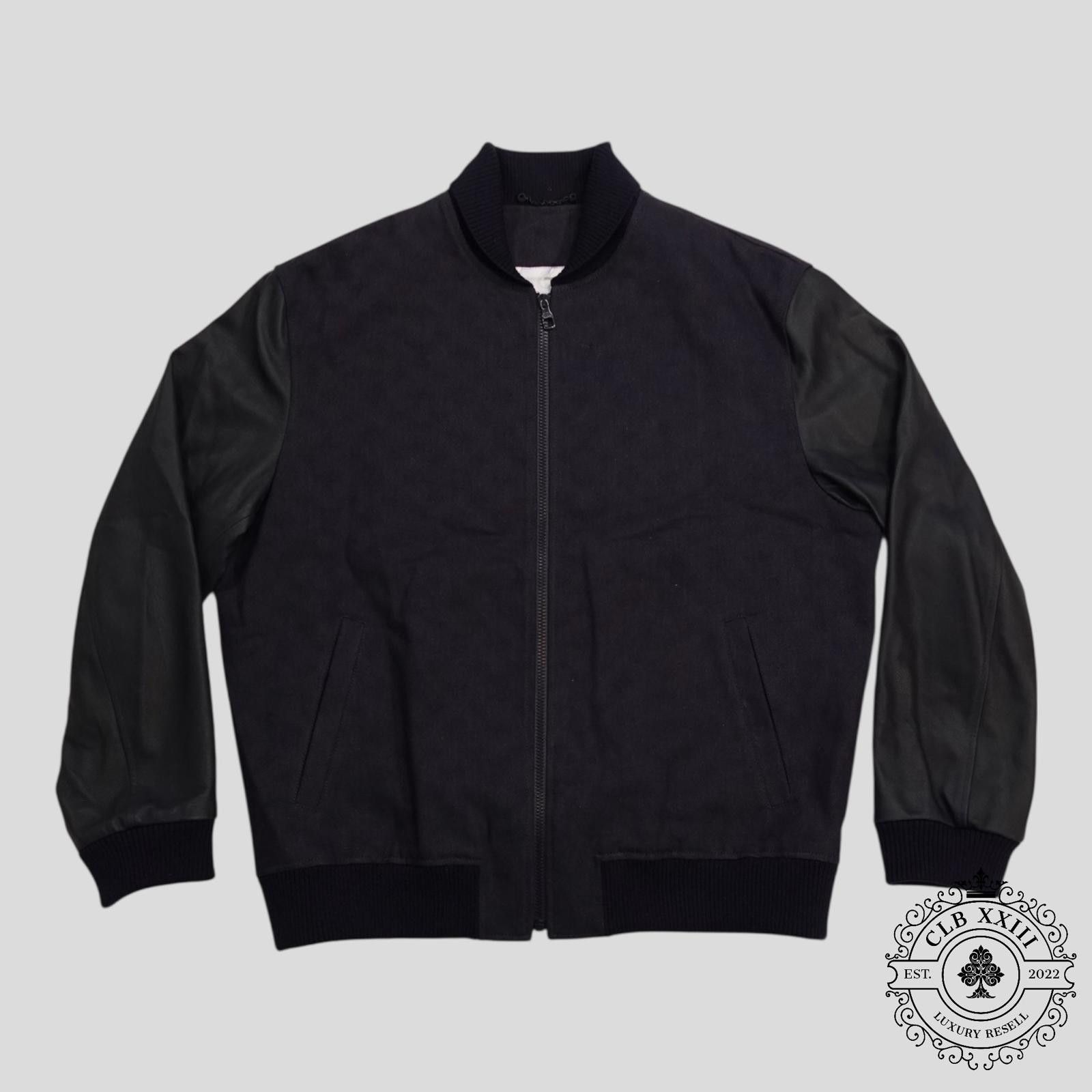 Louis Vuitton Louis Vuitton Monogram Denim Varsity Jacket in Navy Blue Size ONE SIZE - 1 Thumbnail