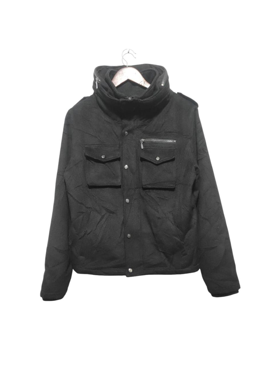 Hysteric Glamour × If Six Was Nine × Le Grande Bleu (L.G.B.) Nota Bene Hoodie Wool Bondage Chore Jackets GOA LGB style Size US M / EU 48-50 / 2 - 1 Thumbnail