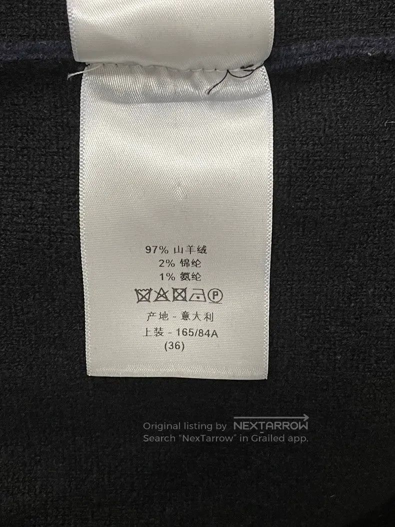 Dior Dior Dark blue 8-letter hooded knit sweater Size XS / US 0-2 / IT 36-38 - 6 Thumbnail
