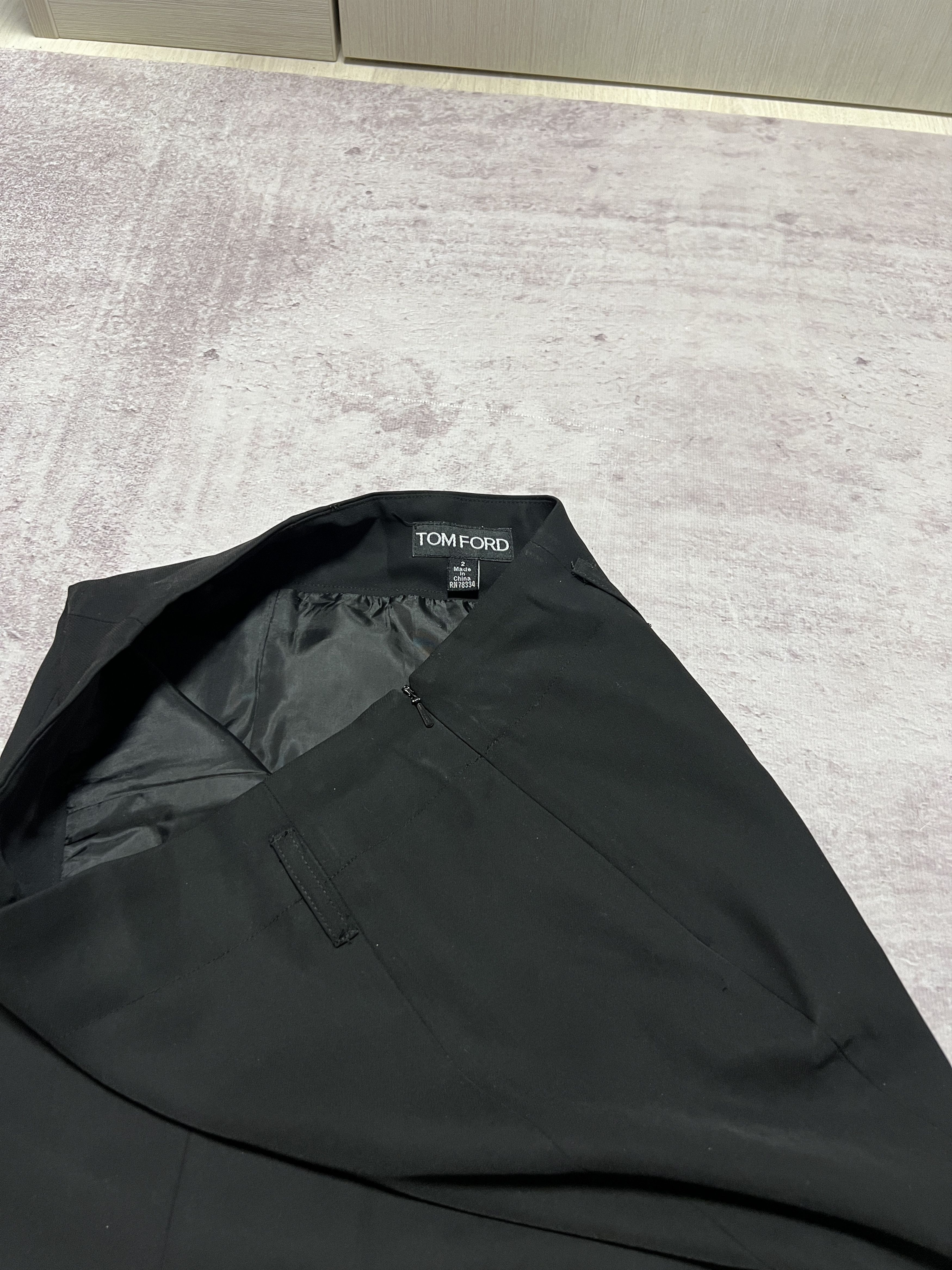 Tom Ford Tom Ford Black Skirt size 2 Size 26" / US 2 / IT 38 - 10 Thumbnail