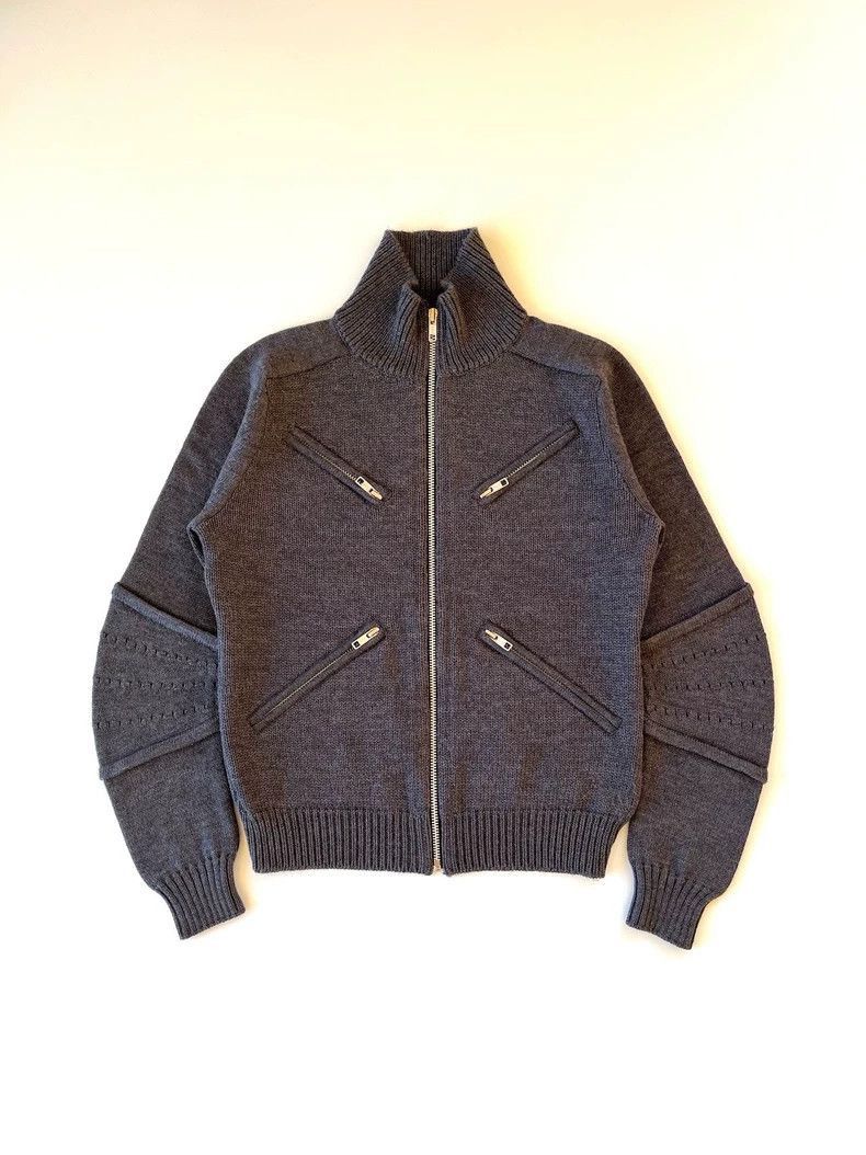 Junya Watanabe JUNYA WATANABE Zip Knit Jacket in Gray-2506