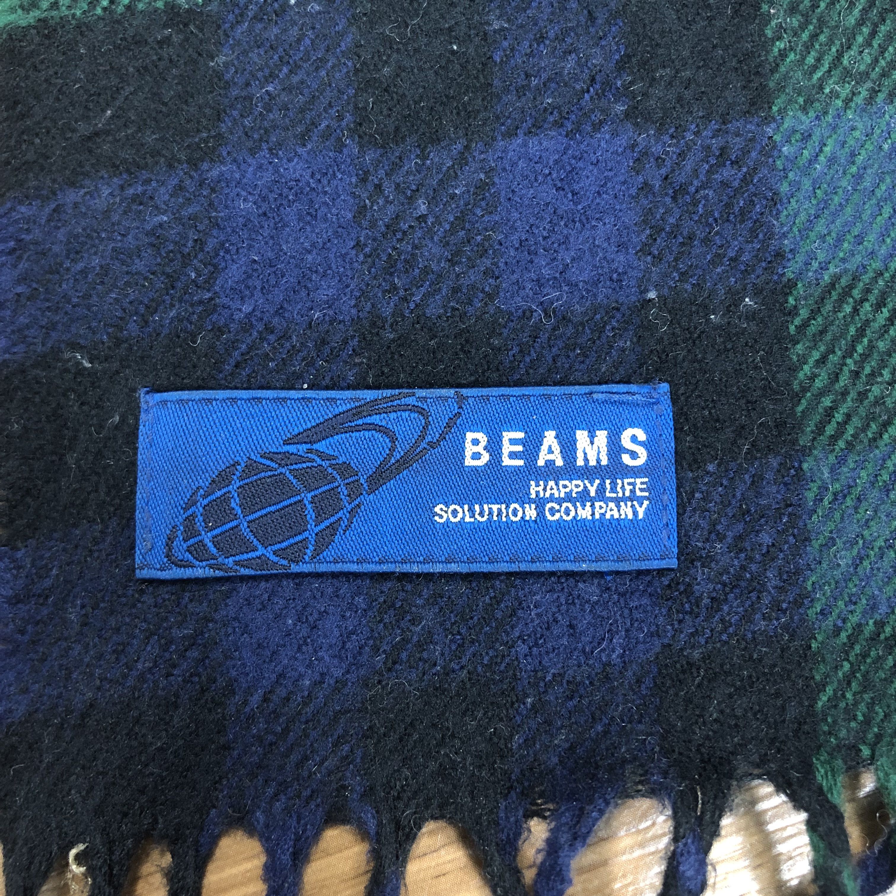 Beams Plus × Vintage Vintage Beams Patches Scarf Muffler MF220 Size ONE SIZE - 4 Thumbnail