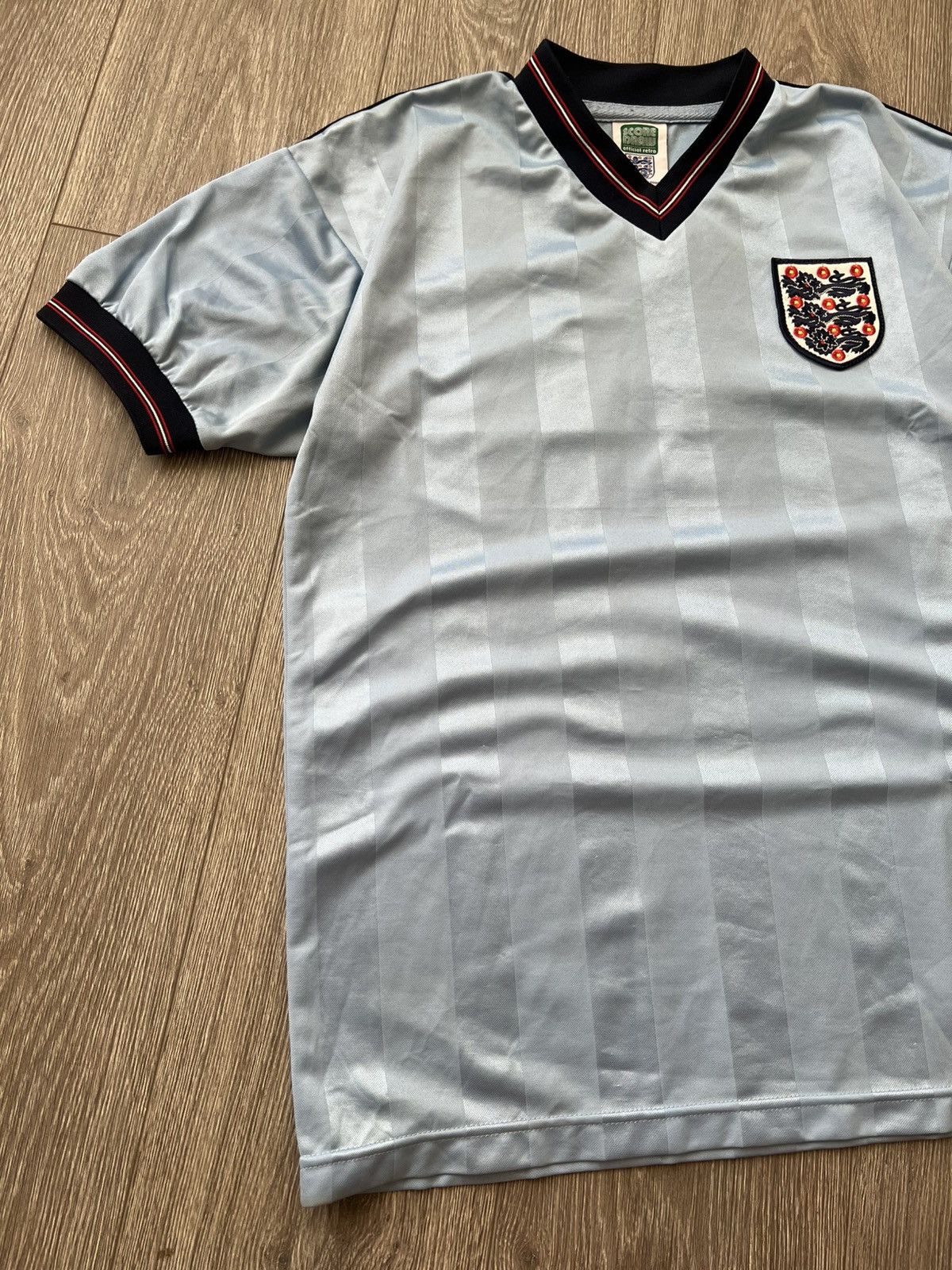 Vintage Score Draw Football England Jersey Blokecore Size US M / EU 48-50 / 2 - 2 Thumbnail