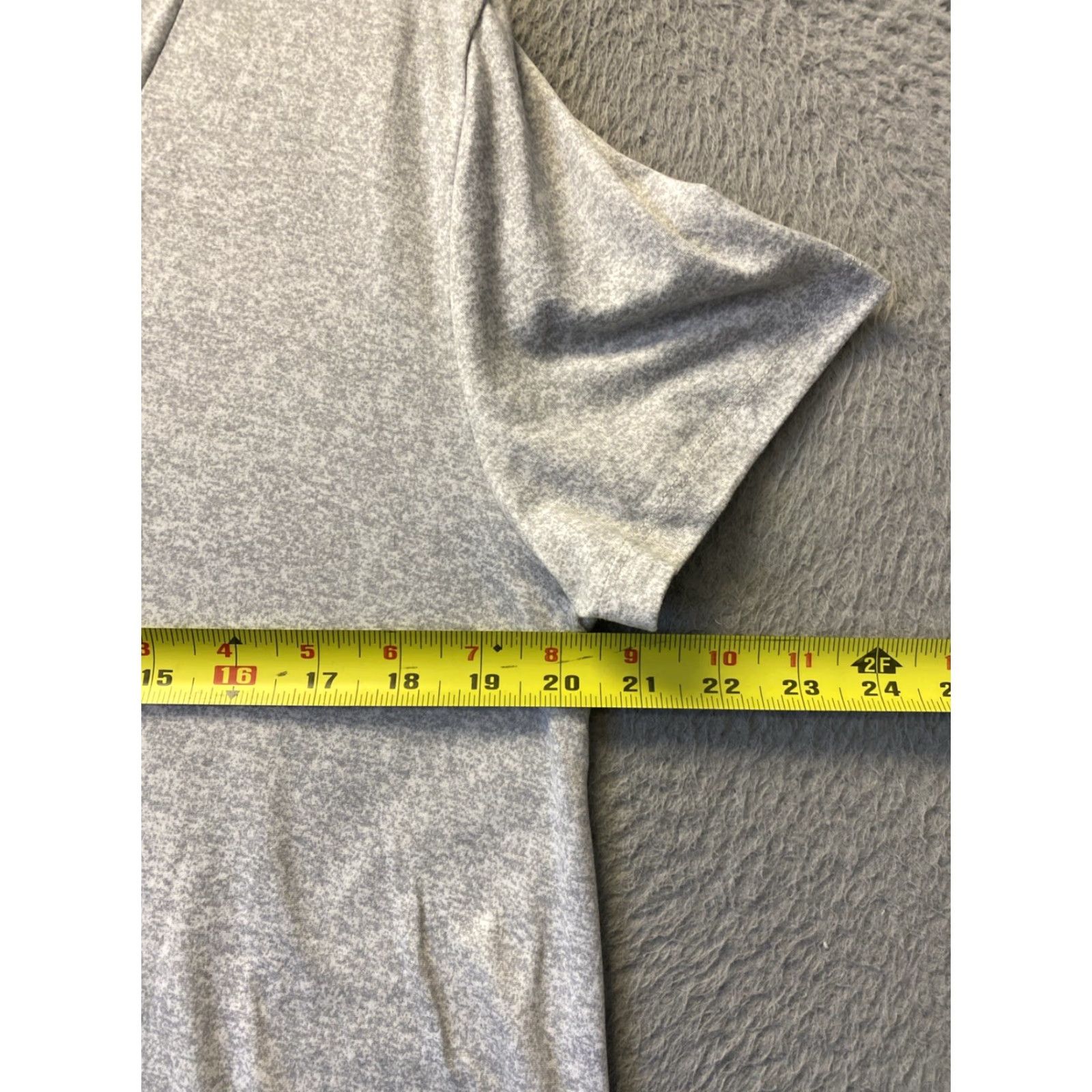 Eddie Bauer Eddie Bauer T Shirt Womens L Cotton Short Sleeve Vneck Heather Gray /136-2 Size L / US 10 / IT 46 - 4 Thumbnail