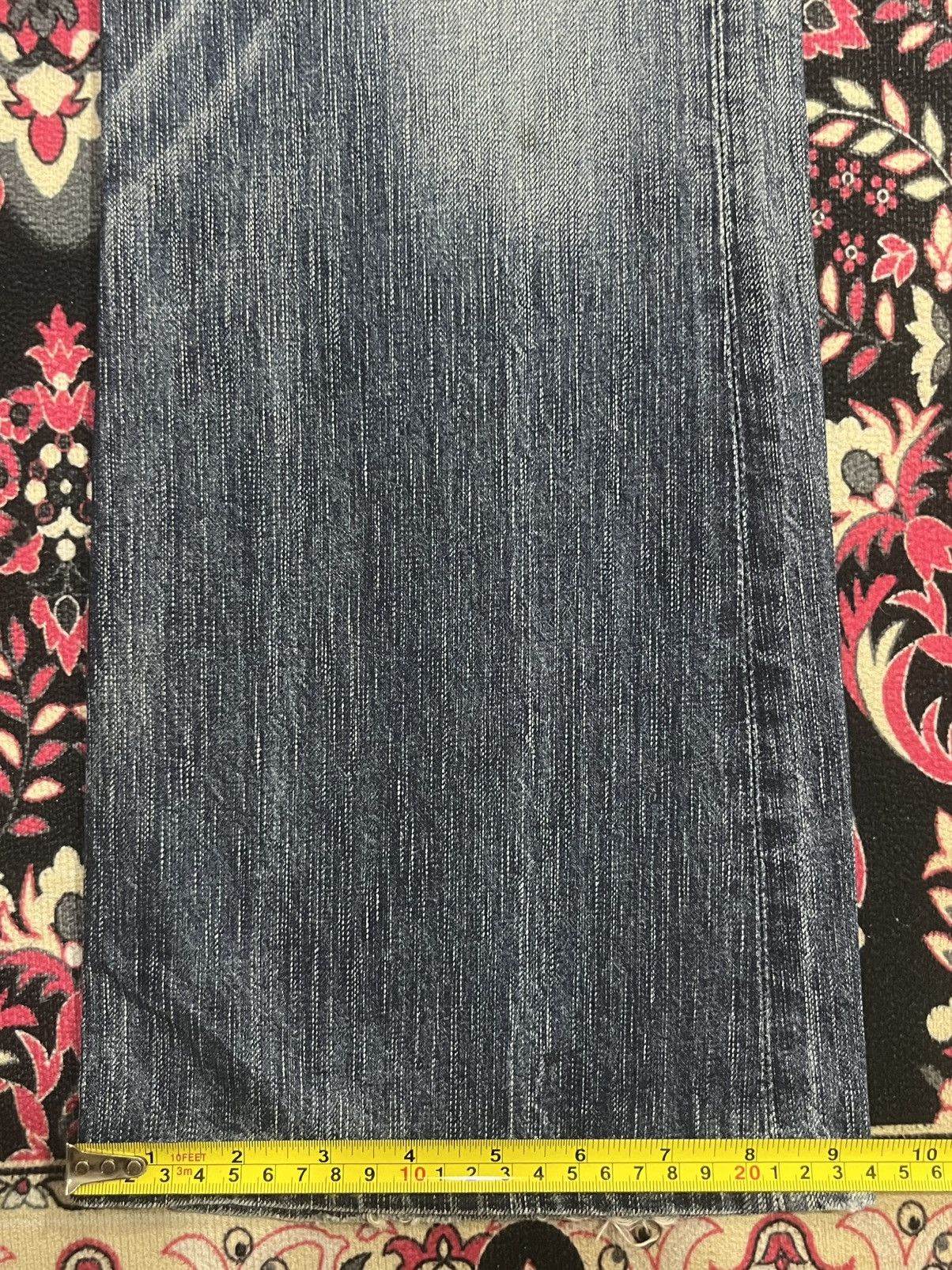 Tornado Mart ⚡️Flare⚡️Vintage Edwin Blue Trip Whiskering Blue Washed Jeans Size US 30 / EU 46 - 16 Thumbnail