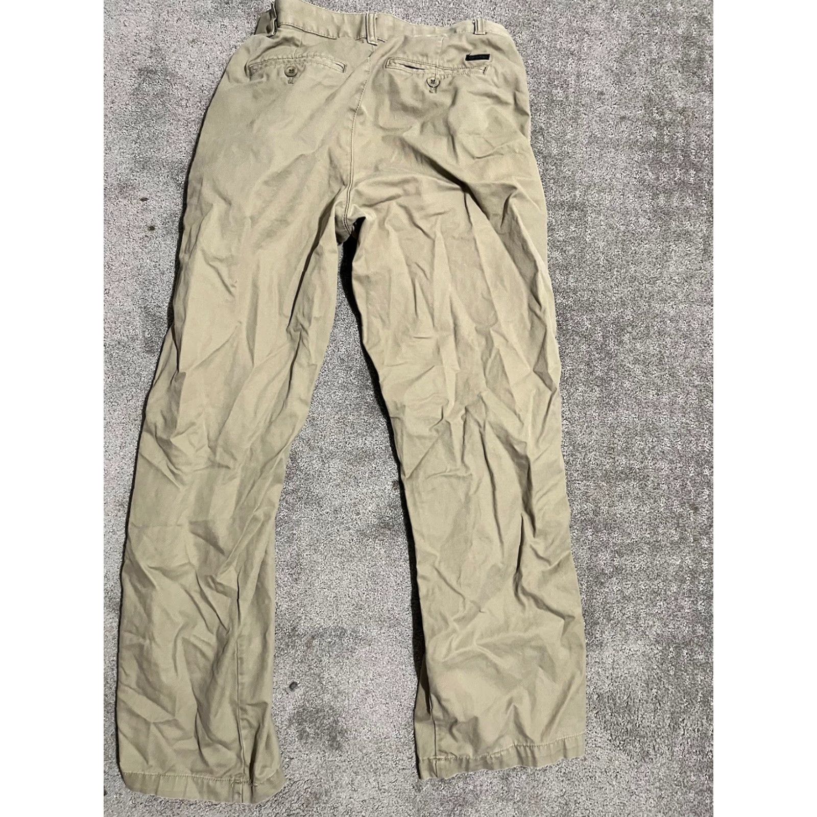 Calvin Klein Calvin Klein Mens Chino Pants Beige Liquid Cotton Twill Straight Size 30x32 Size US 30 / EU 46 - 3 Thumbnail