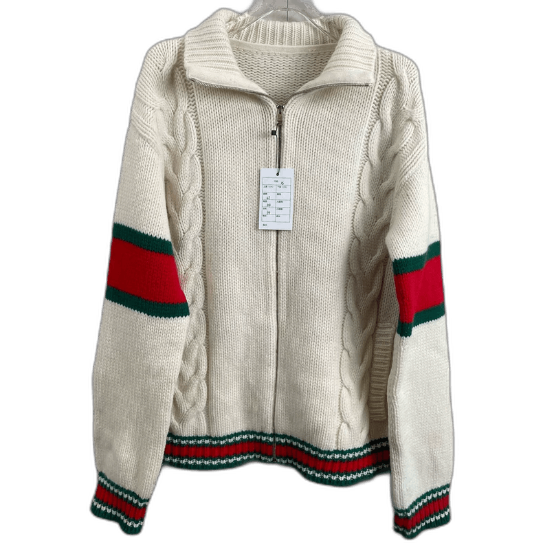 Gucci gucci cable knit zip sweater Size US XS / EU 42 / 0 - 1 Thumbnail