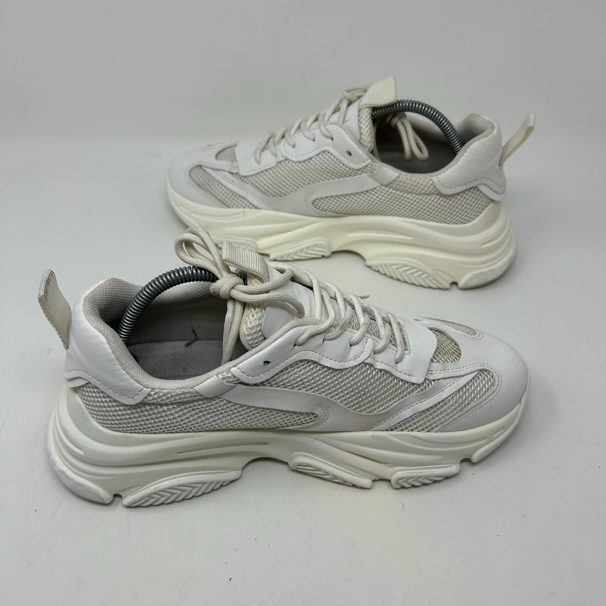 Steve Madden Steve Madden Possession White Womens 11M Chunky Retro Casual Size US 11 / IT 41 - 7 Thumbnail