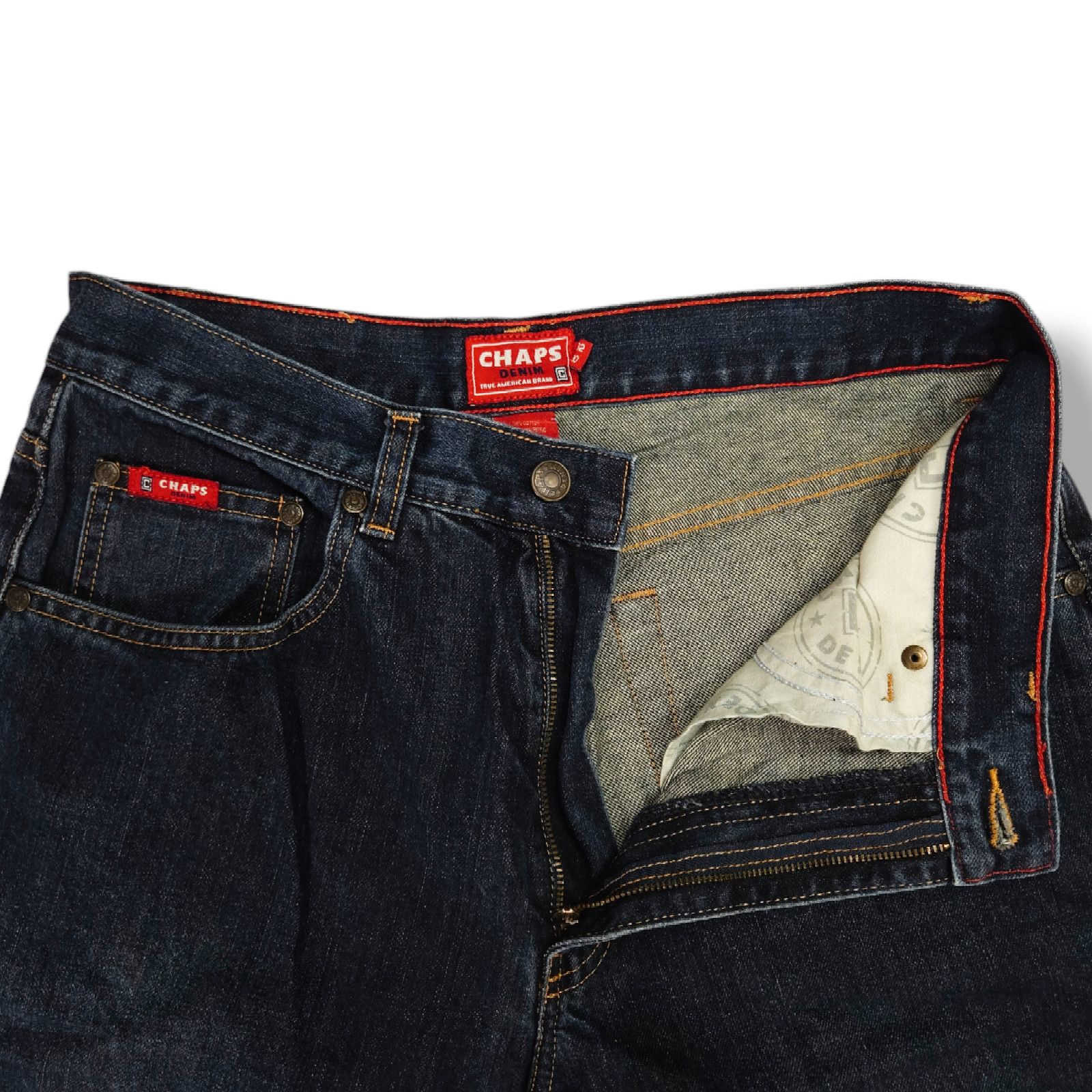 Chaps Chaps Classic High Rise Straight Fit Denim Jeans 32x30 Size US 32 / EU 48 - 5 Thumbnail