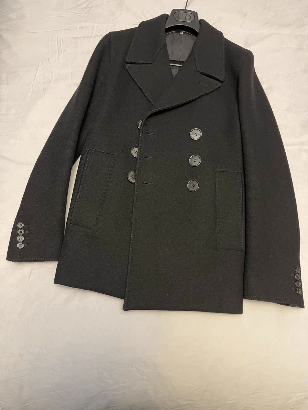 Sz 44 Dior Homme 06AW Wool PeaCoat