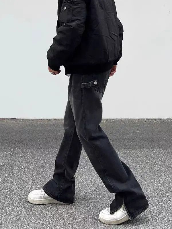 Japanese Brand VIBE Skinny Jeans Y2k Fashion Casual Vintage Fit Distressed Size US 29 - 4 Thumbnail