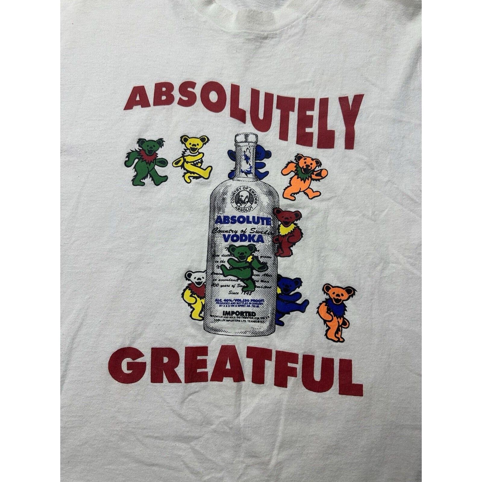 Grateful Dead × Vintage Vintage Grateful Dead Absolute Vodka Shirt Size US L / EU 52-54 / 3 - 2 Thumbnail