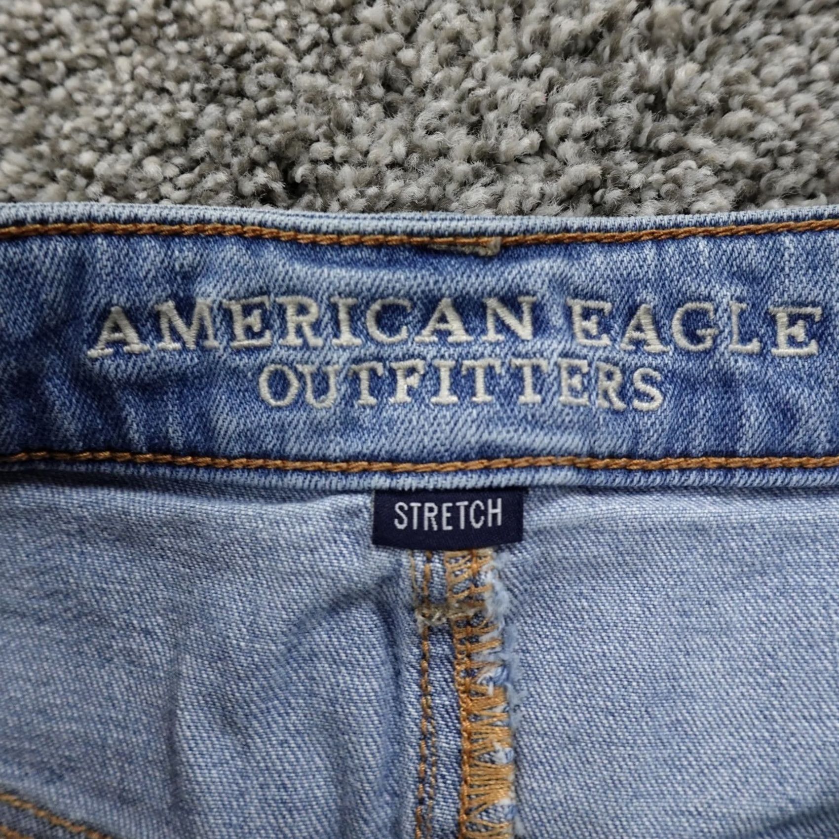 American Eagle Outfitters American Eagle Shorts Womens 4 Blue Denim Jean Cutoff Hi Rise Festival Micro Y2K Boys? Womens? Size 27" / US 4 / IT 40 - 6 Thumbnail