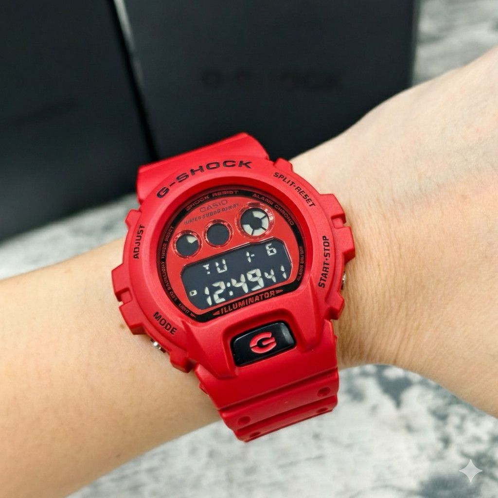 Casio Casio G-Shock DW-6900RRB-4JF Iconic Red Digital Watch NEW Size ONE SIZE - 3 Thumbnail
