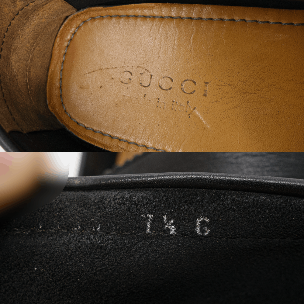 Gucci 00S Tom Ford Era GG Mini Logo Leather Car Loafers Vintage Size US 8 / EU 41 - 7 Thumbnail