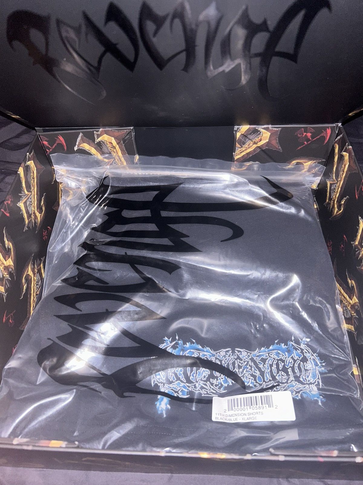 Revenge Ski Mask’s 11th dimension shorts Black/blue Size US 39 - 3 Thumbnail