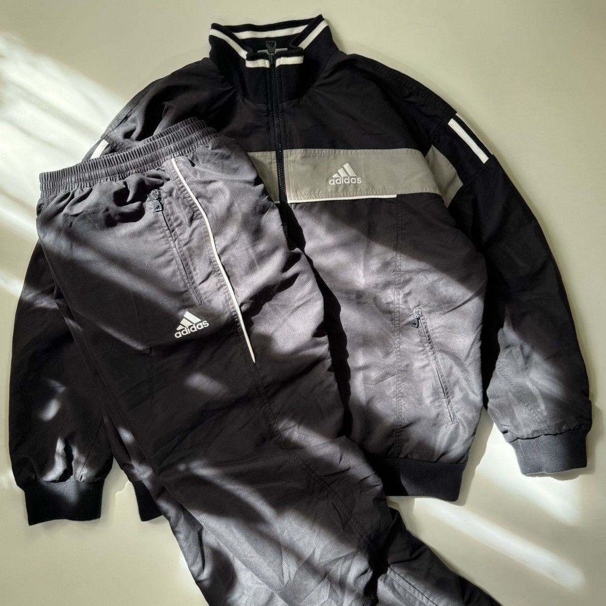 00’ Mens Tracksuit Adidas Bomber + Pants Vintage Y2K