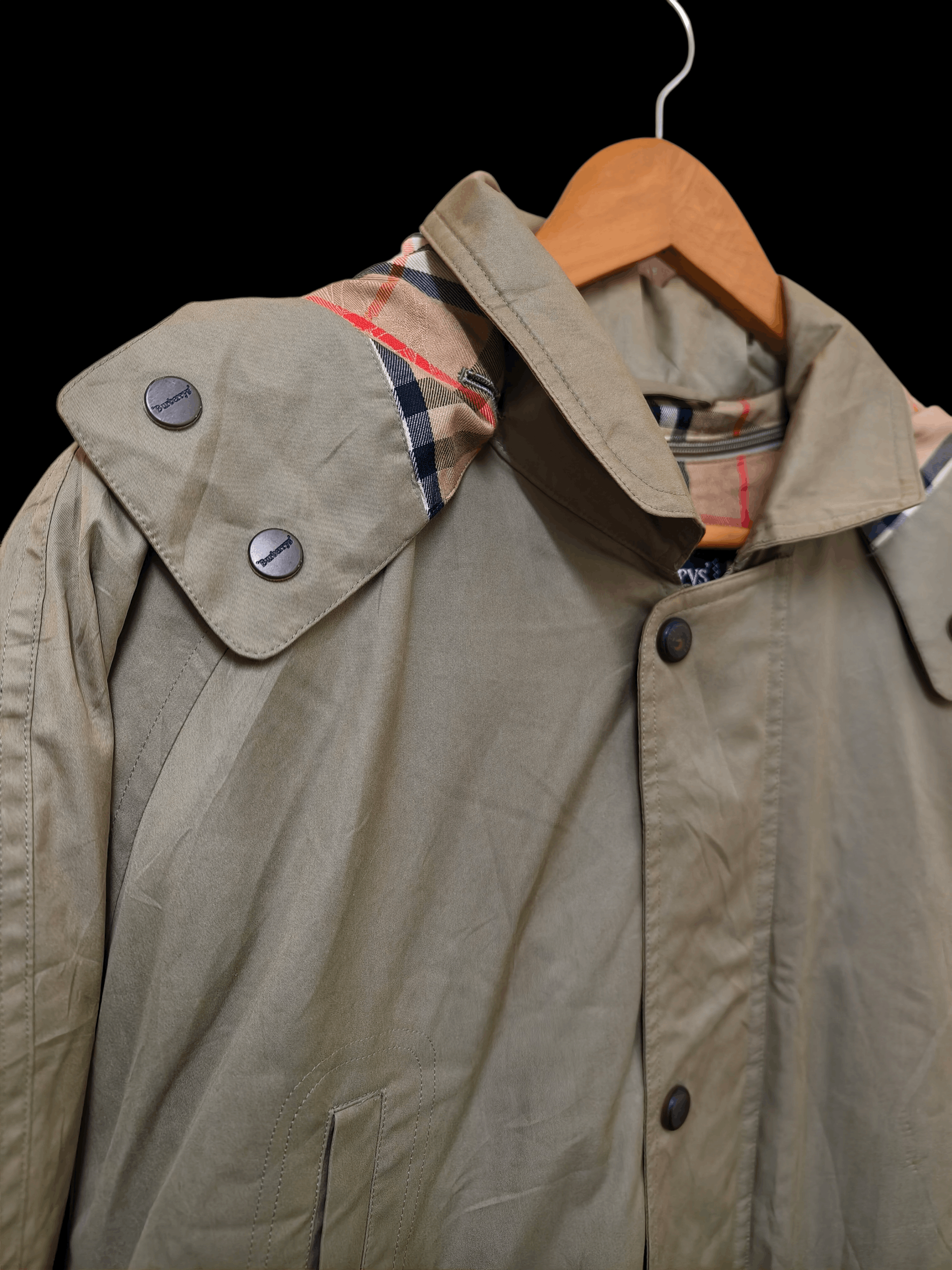 Burberry Prorsum Burberrys Vintage Nova Check Lined Hooded Parka Size US L / EU 52-54 / 3 - 5 Thumbnail