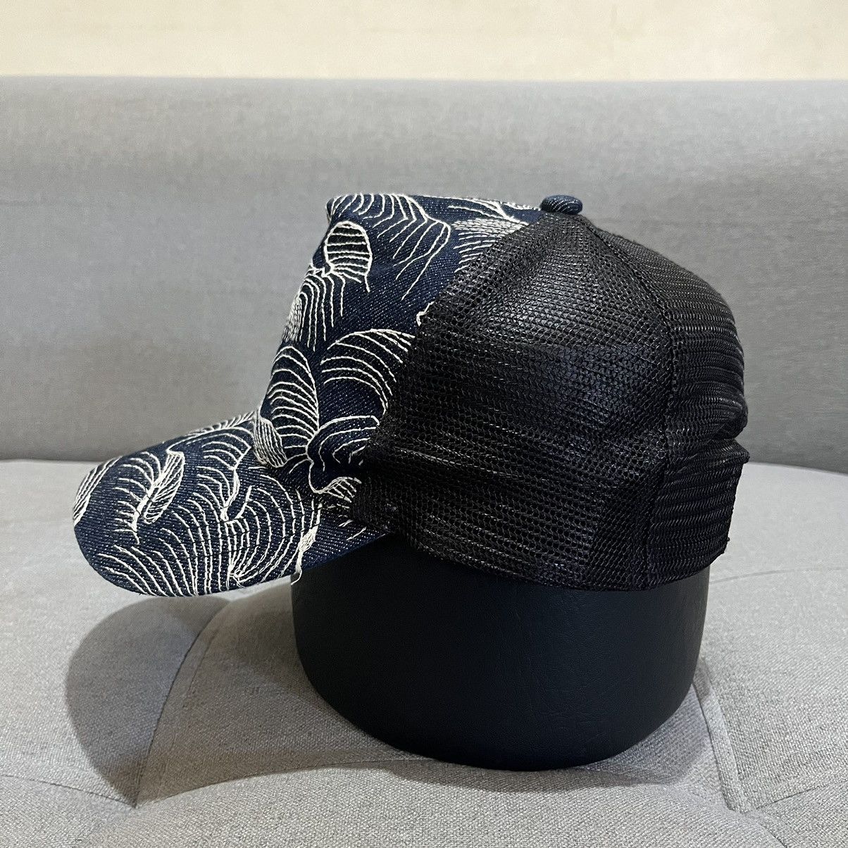 RMC Jeans RMC Japan Tsunami Wave Denim Mesh Cap Size ONE SIZE - 7 Thumbnail