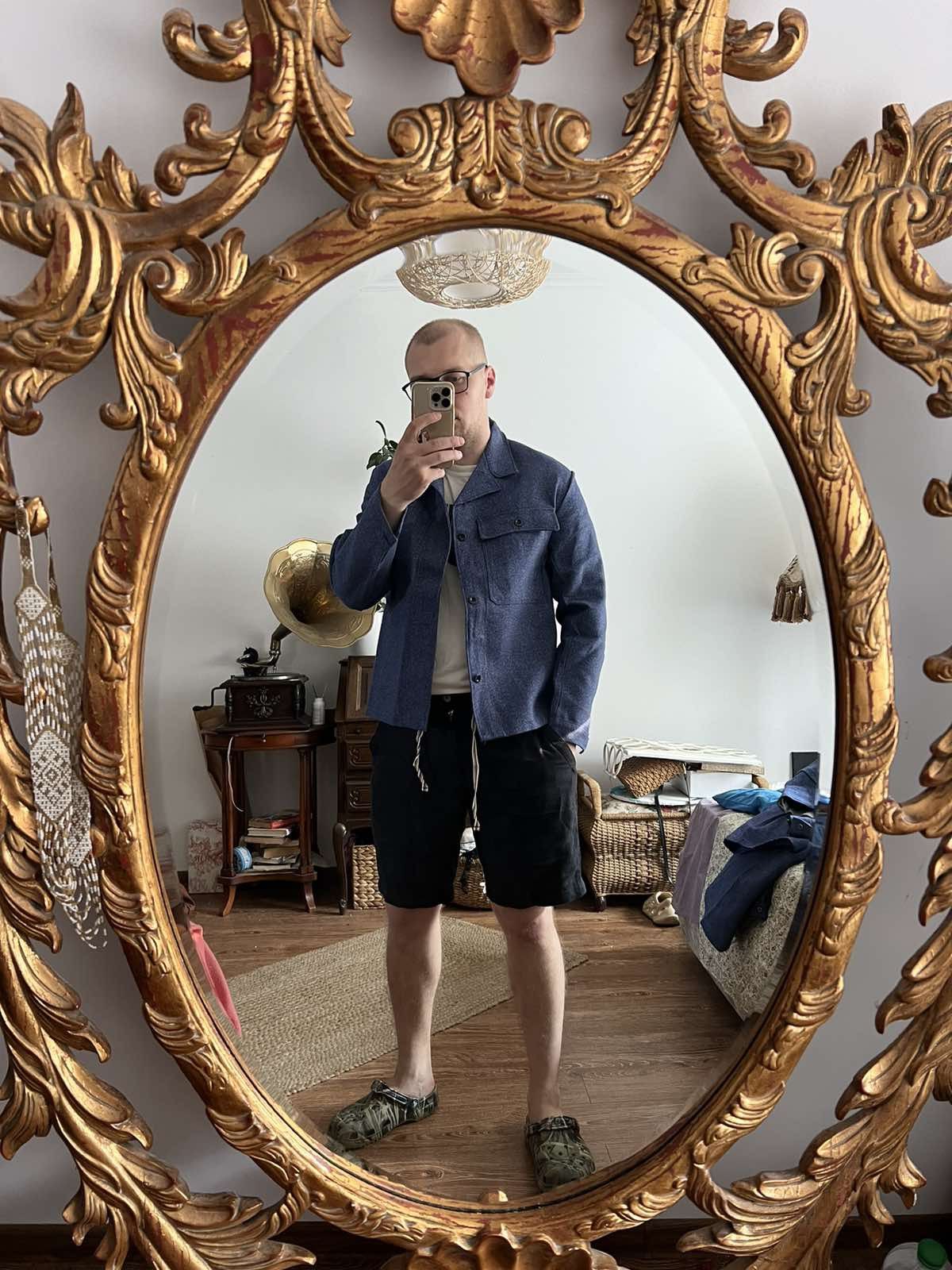 Le Laboureur Vintage Indigo French Workwear DEADSTOCK Jacket Size 48 90s Size US M / EU 48-50 / 2 - 4 Thumbnail