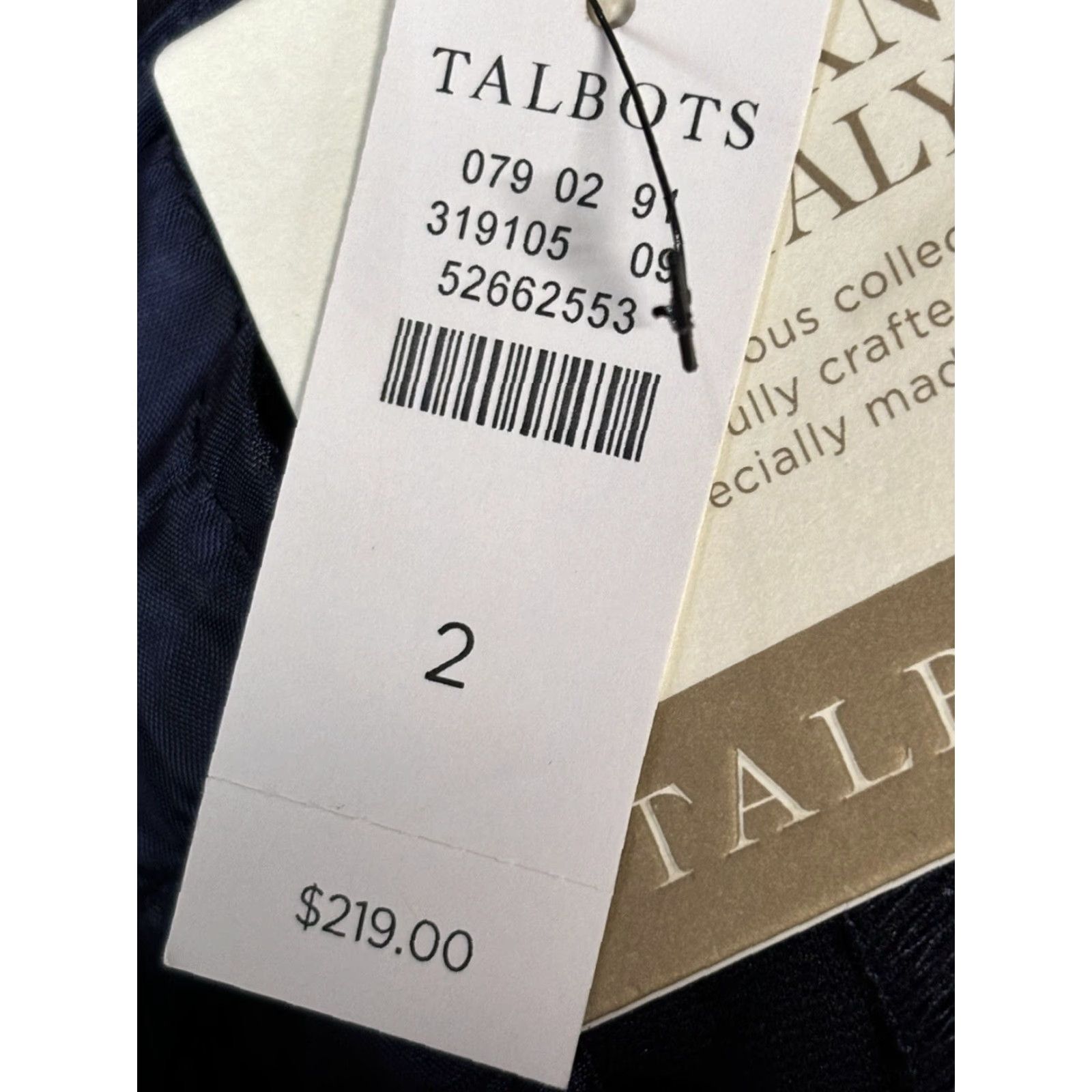 Talbots Talbots Knit Dress Pants Women Size 2 Navy Rayon Knit - Dress Pants Business Womens Size 26" / US 2 / IT 38 - 6 Thumbnail