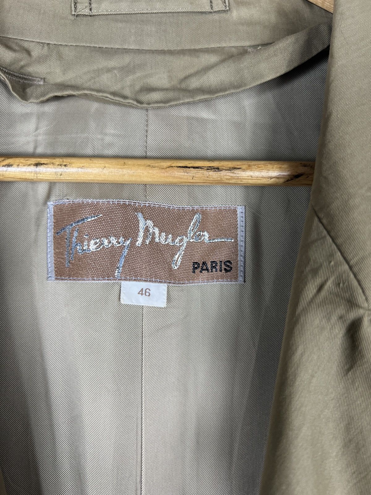 Mugler 💥 80s 90s Thierry Mugler Paris Trench Coat Size US M / EU 48-50 / 2 - 12 Thumbnail