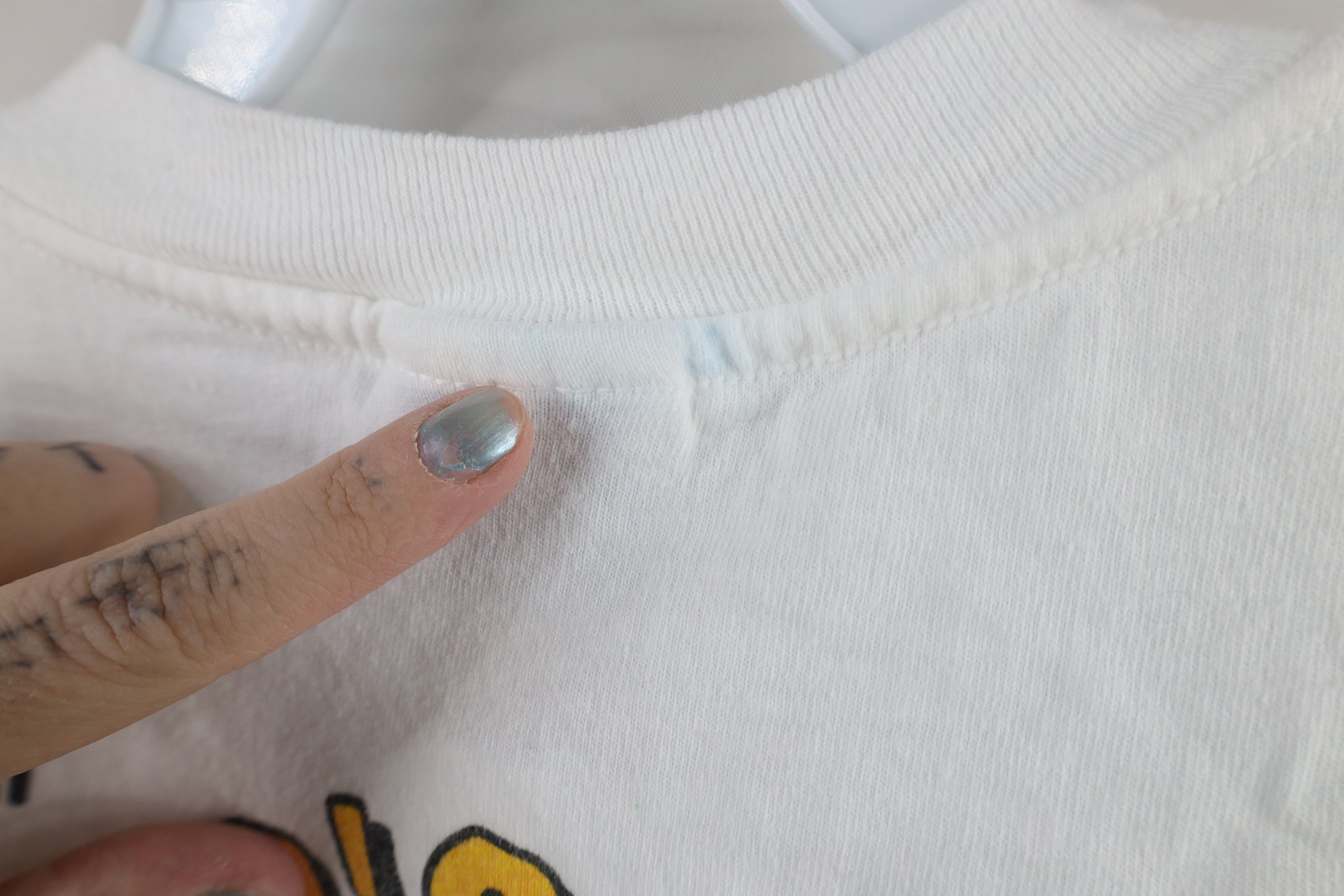 Vintage Vintage 90s Hogs Ass Garlic Habanero Sauce T-Shirt White Size US M / EU 48-50 / 2 - 8 Thumbnail