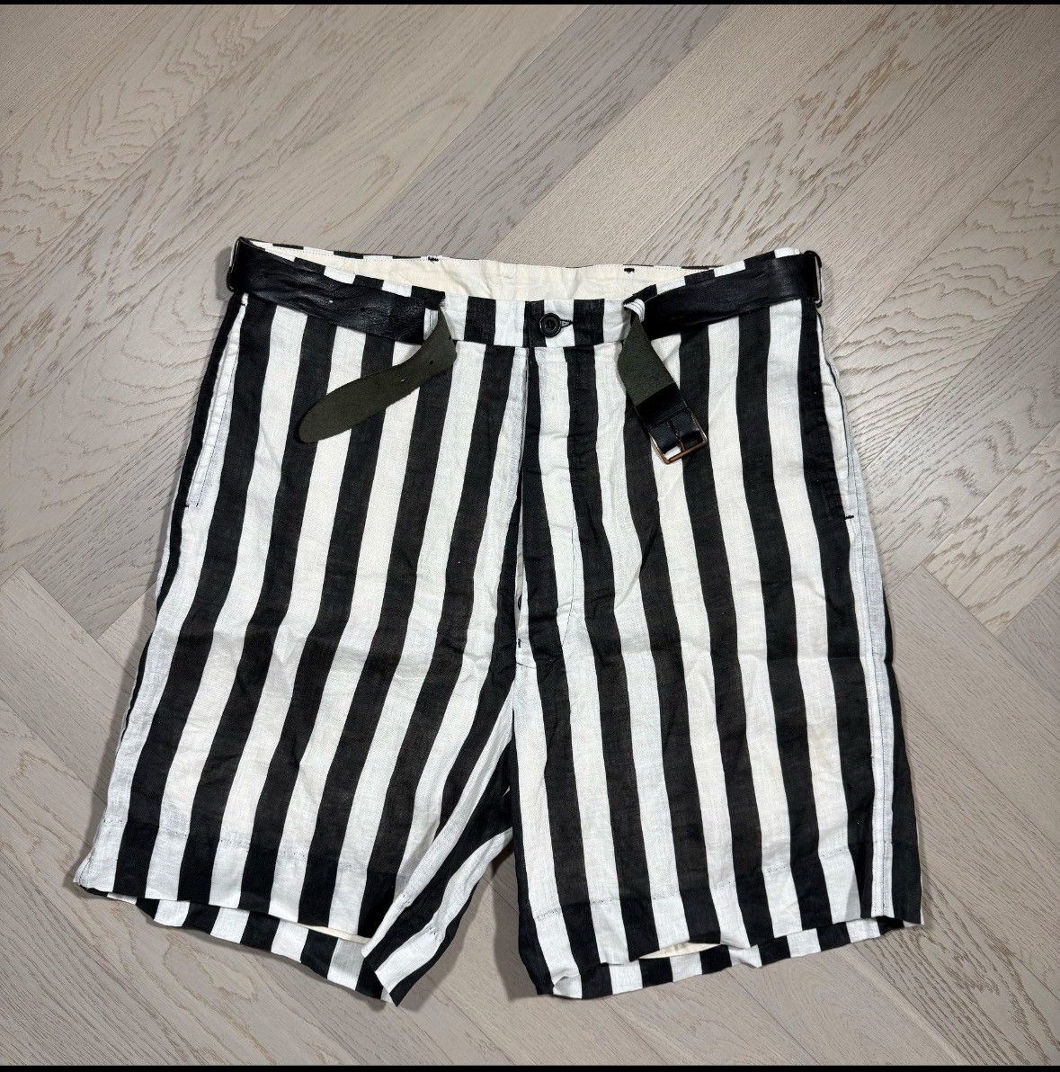 希少 Paul Harnden leather belt Jean 希少 Paul Harnden leather belt