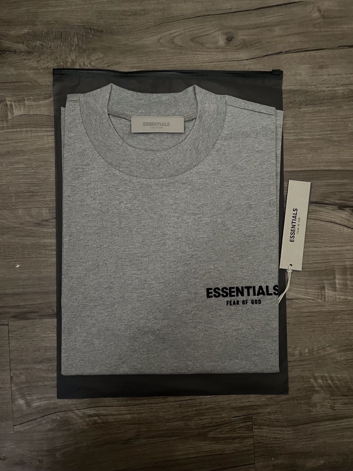 Other Fear of God Essentials T-Shirt Dark Oatmeal SS22 size XS | Grailed