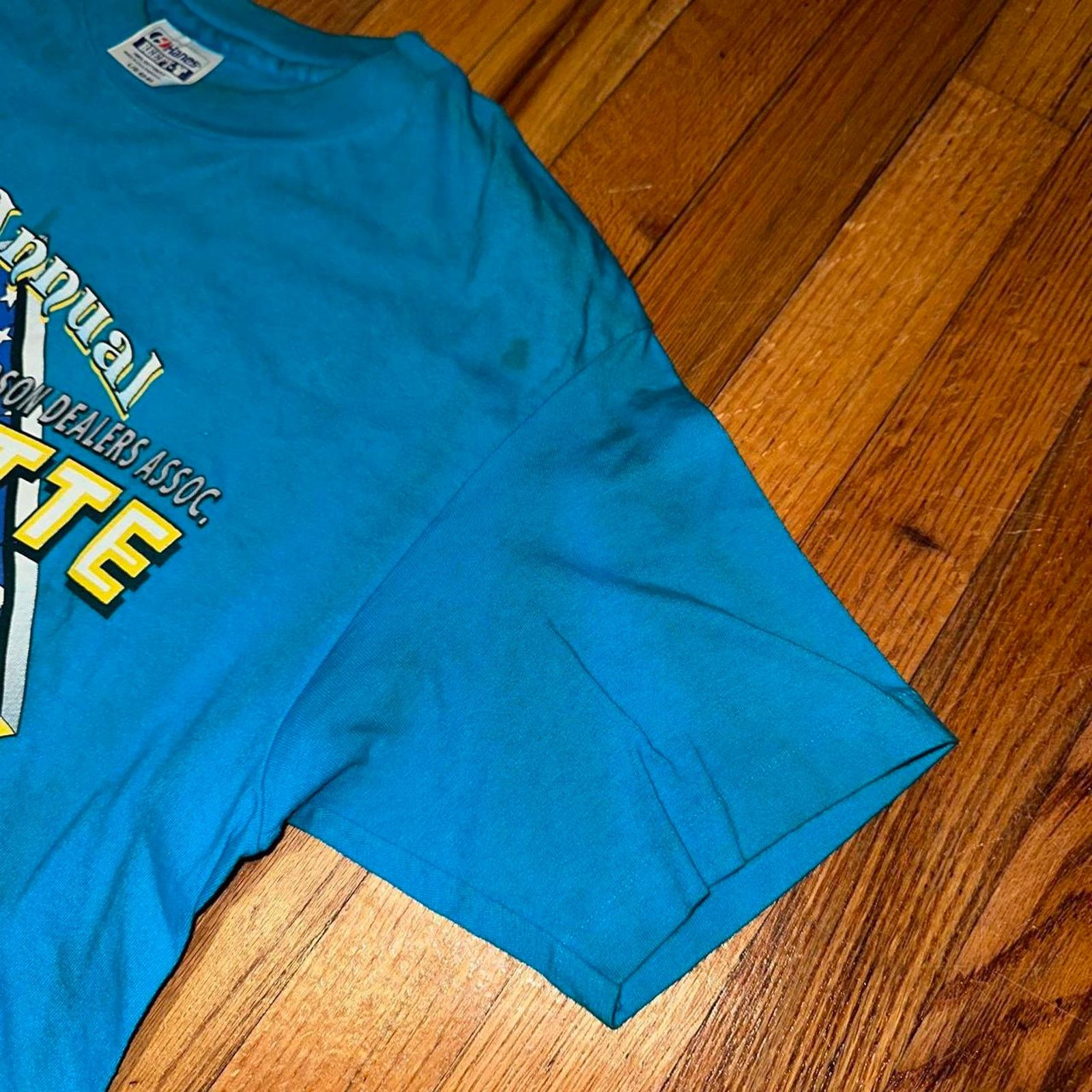 Harley Davidson × Vintage Vintage 1991 Single Stitch Harley Davidson Motorcycle Week L Size US L / EU 52-54 / 3 - 8 Thumbnail