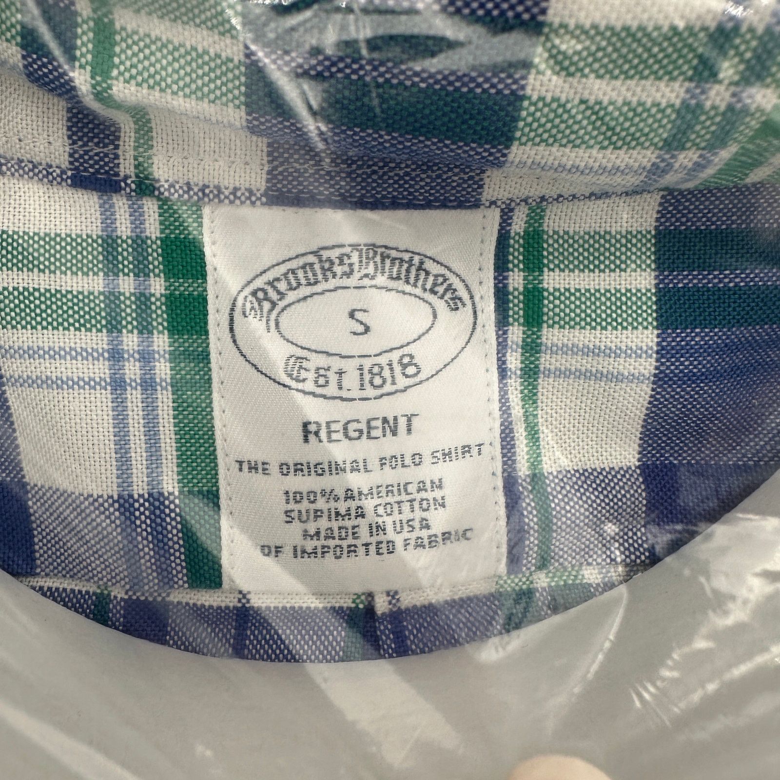 Brooks Brothers Brooks Brothers Regent Button Down Dress Shirt Small S/S Size US S / EU 44-46 / 1 - 4 Thumbnail