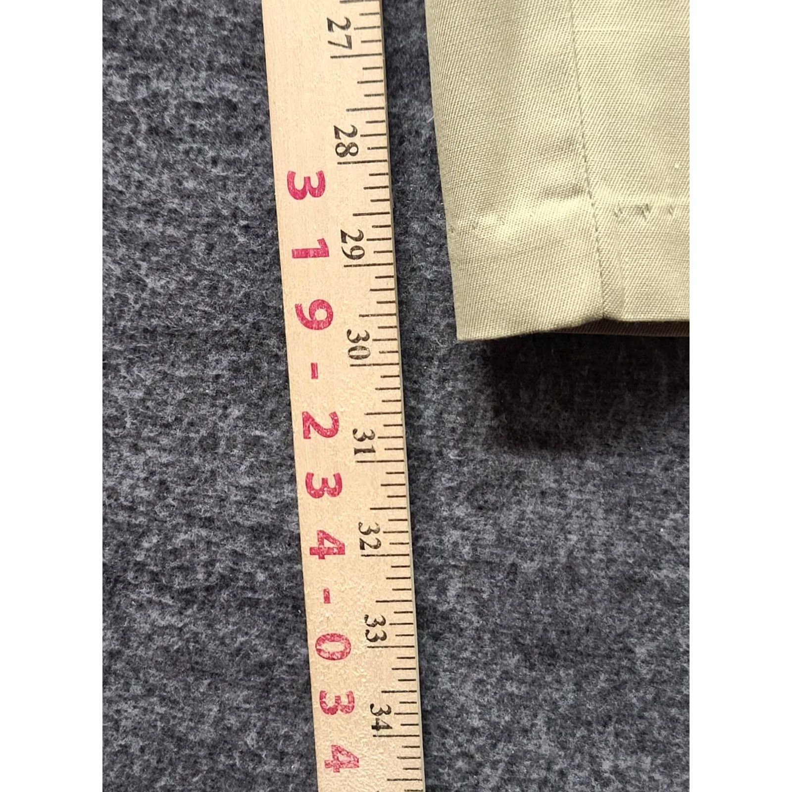Vintage VINTAGE Key Imperial Pants Mens 36x30 Regular Fit USA 70s Deadstock Beige Cotton Polyester Wide? (Note: ensure only original words used; concise) Size US 36 / EU 52 - 6 Thumbnail