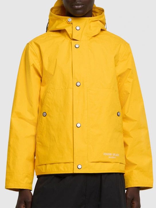 Stone Island o1lsvrm0425 Marina Aluminium Tela jacket in Ochre Size US M / EU 48-50 / 2 - 3 Thumbnail