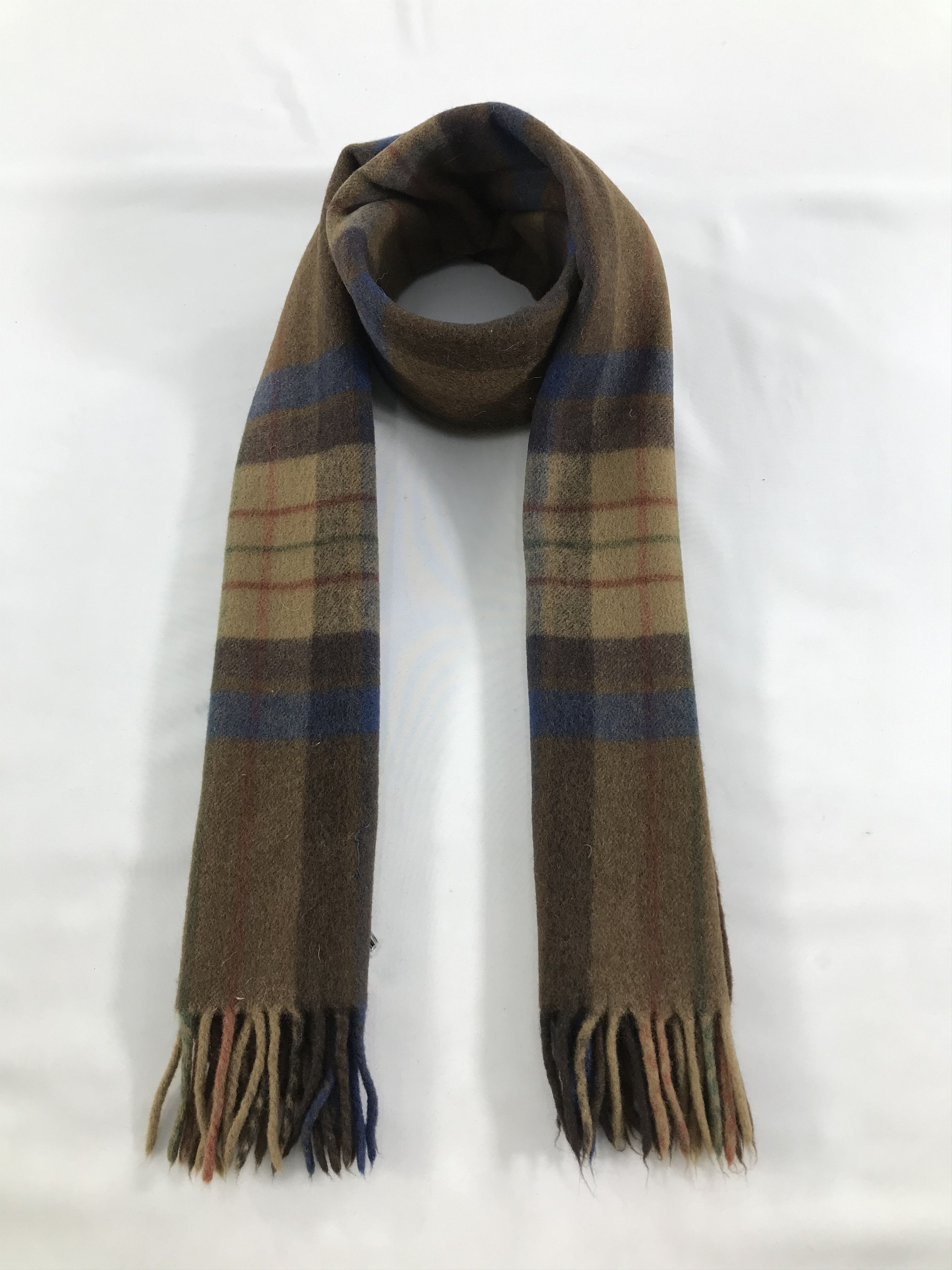 Vintage Paco Rabanne Tartan Wool Scarf Muffler V176 Size ONE SIZE - 1 Thumbnail