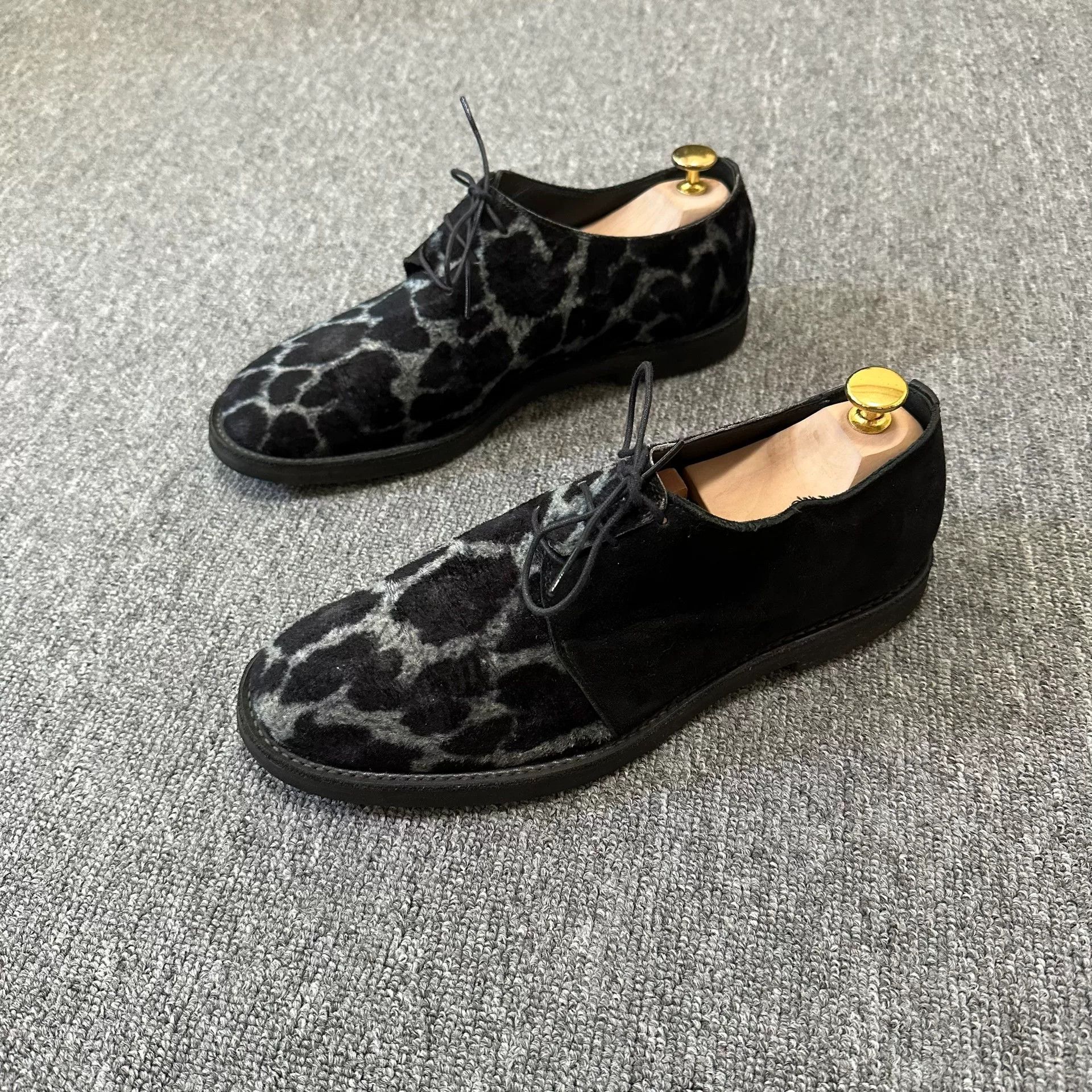 Yohji Yamamoto Yohji Yamamoto 19ss Leopard Suede Shoes Size US 8 / EU 41 - 1 Thumbnail