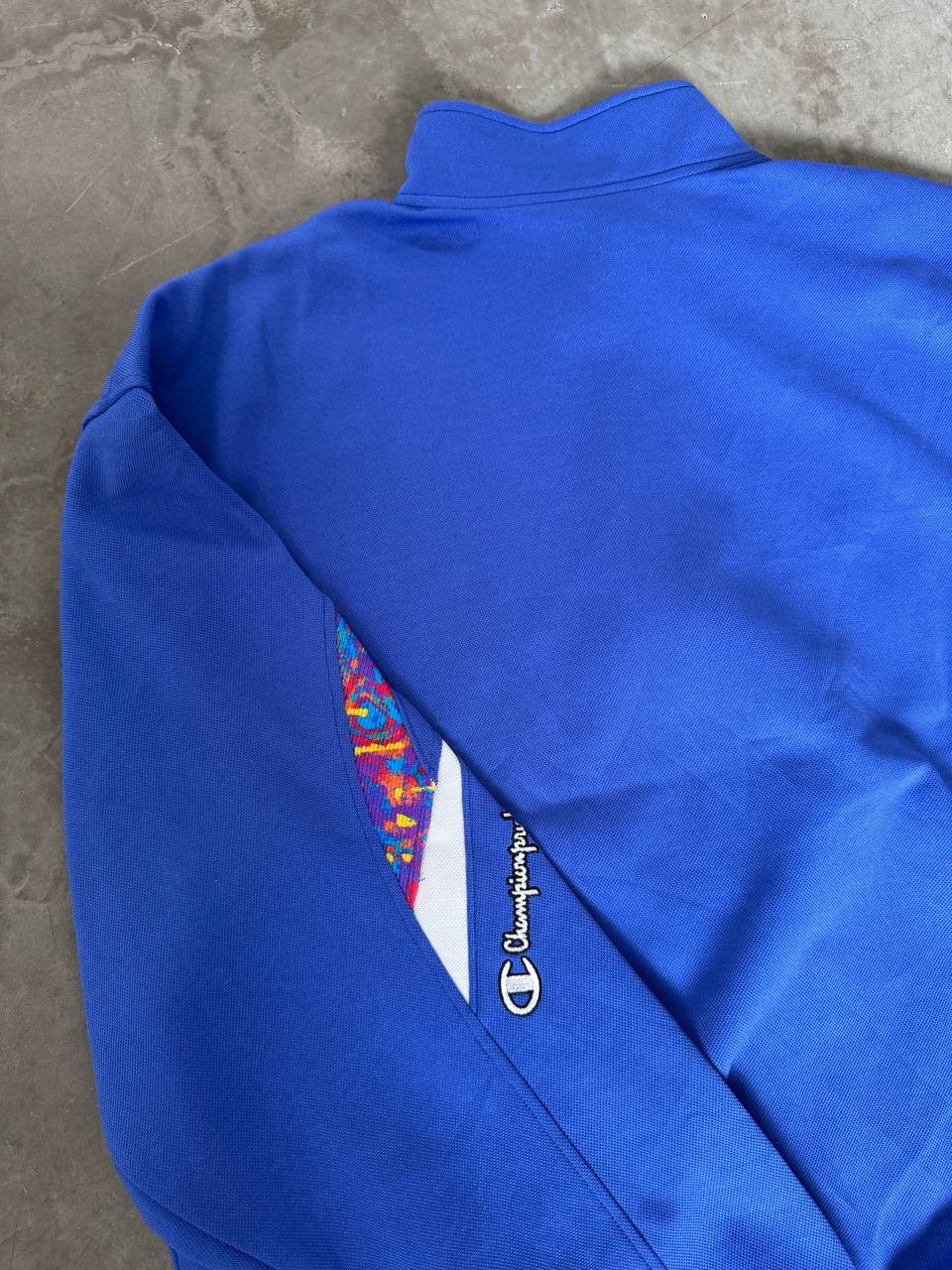 Champion Champion - Blue Fiesta Camo Track Jacket 1990s Large Size US M / EU 48-50 / 2 - 6 Thumbnail
