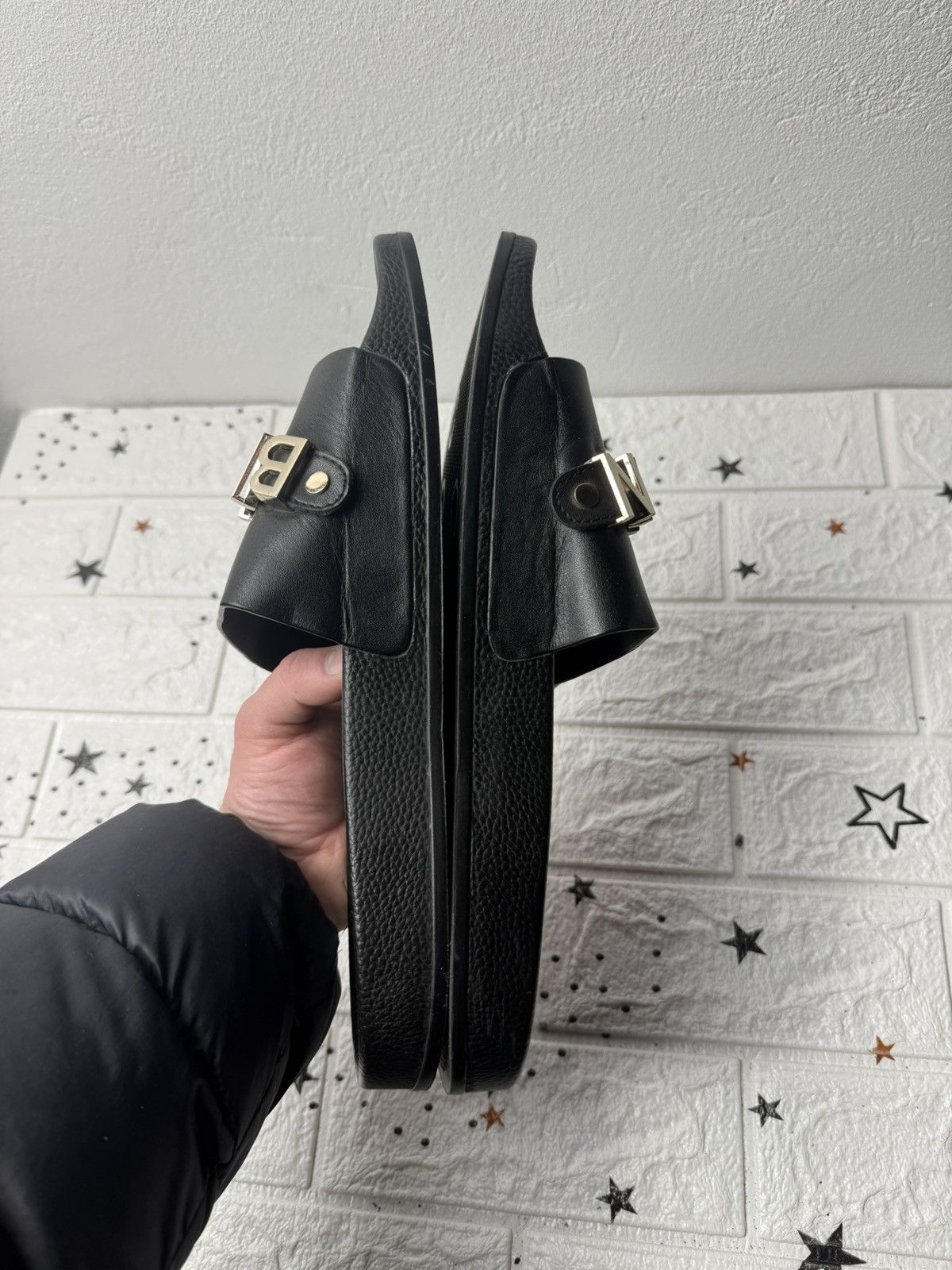 Balmain BALMAIN FLIP FLOPS slides US10 UK8 EUR43 Black Size US 10 / EU 43 - 3 Thumbnail