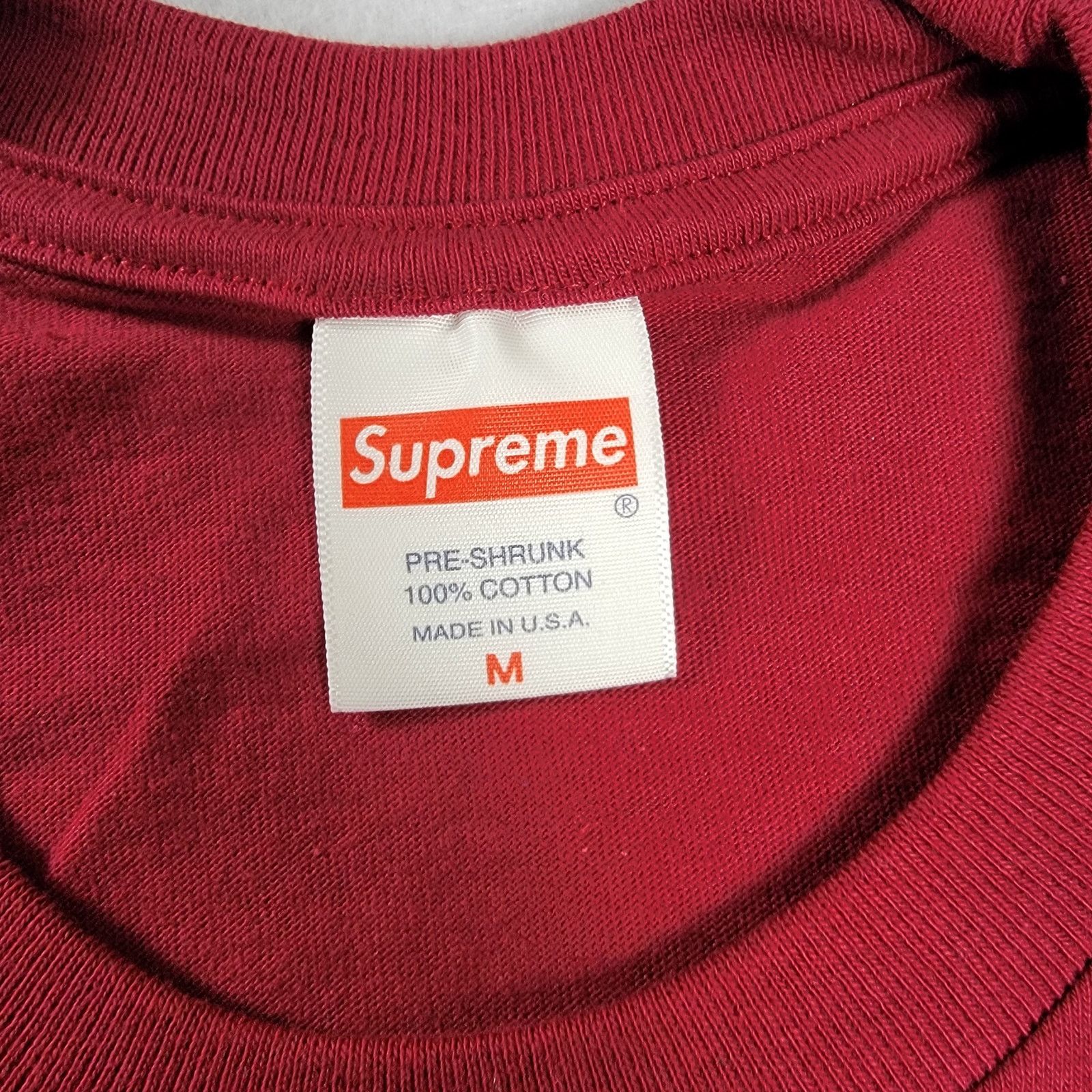 Supreme Supreme Red Mouse Tee Sz M (658-661) Size US M / EU 48-50 / 2 - 4 Thumbnail